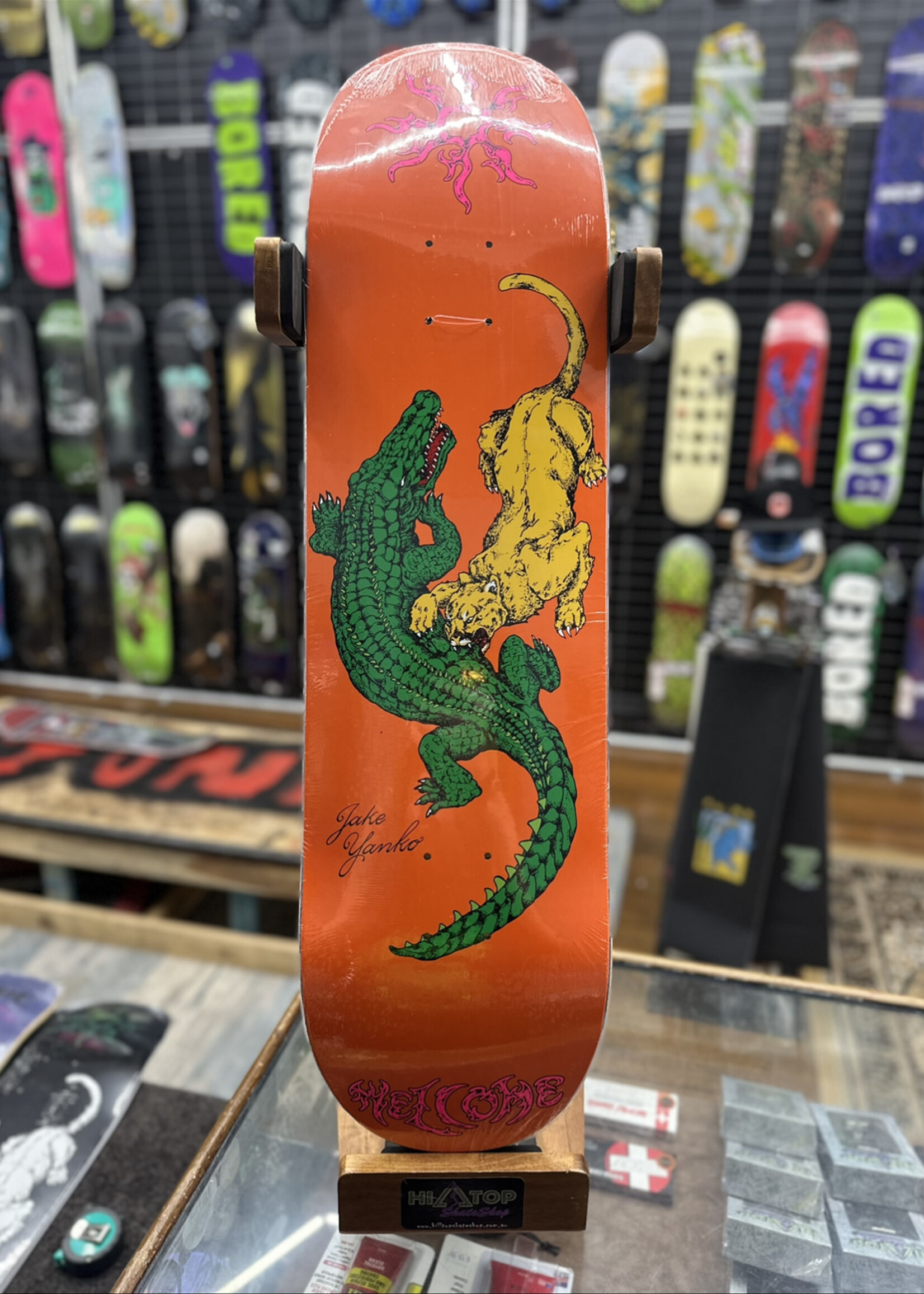 Welcome WELCOME SKATEBOARDS - Swamp Fight on Popsicle Orange - 8.5"