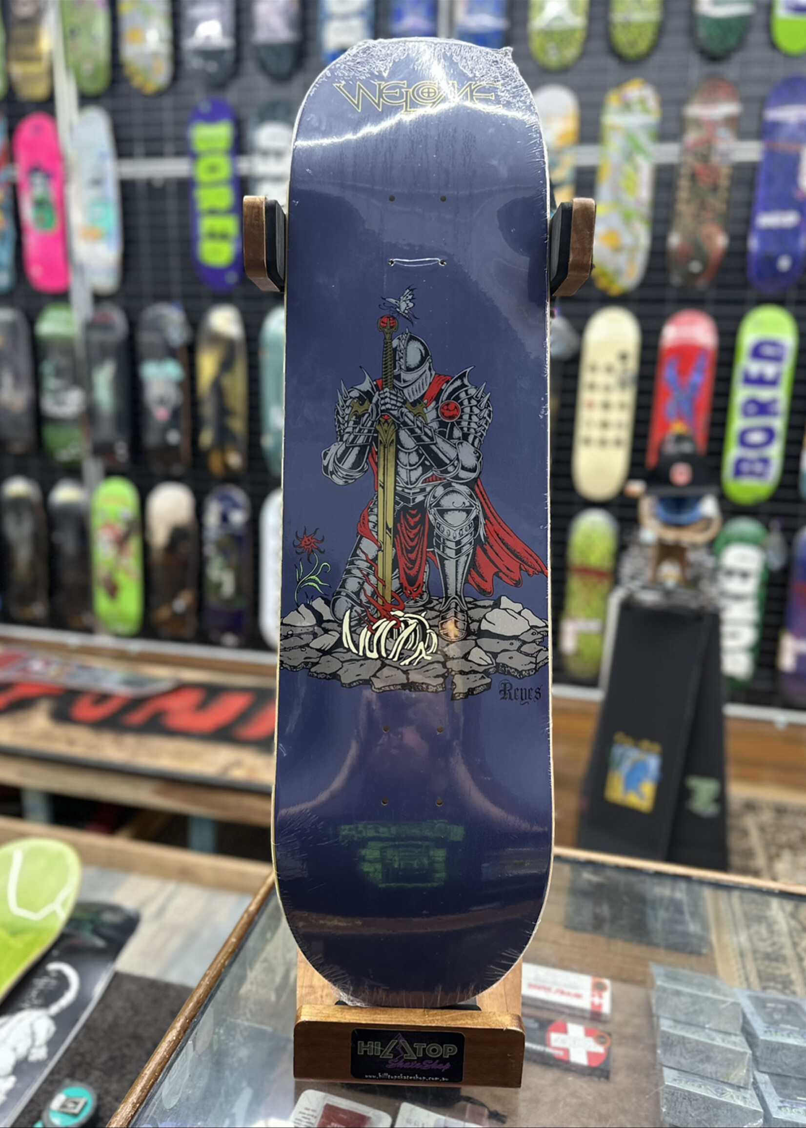 Welcome WELCOME SKATEBOARDS - Paladin on Popsicle Purple/Gold Foil Ryan Reyes - 8.5"