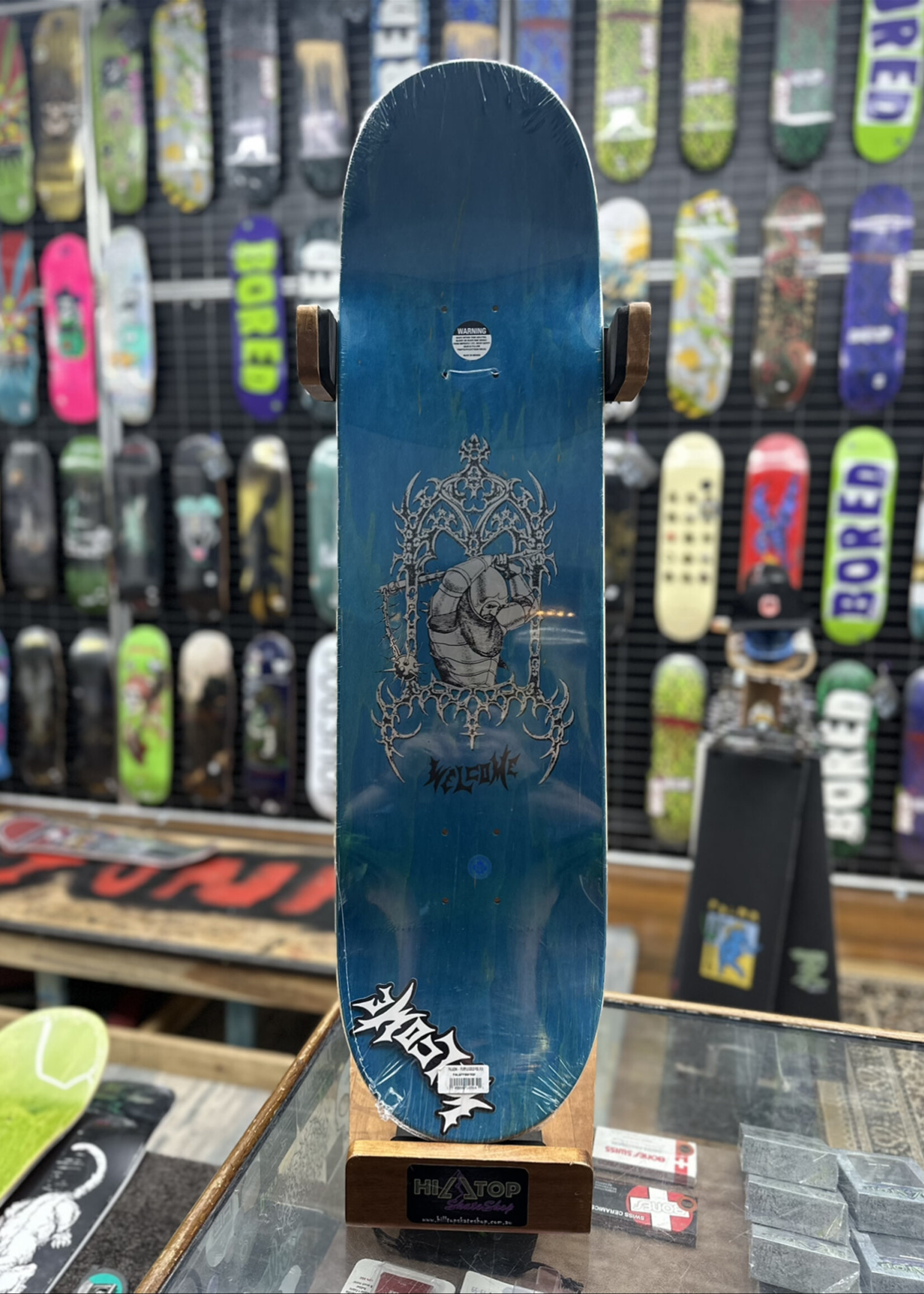 Welcome WELCOME SKATEBOARDS - Paladin on Popsicle Purple/Gold Foil Ryan Reyes - 8.5"