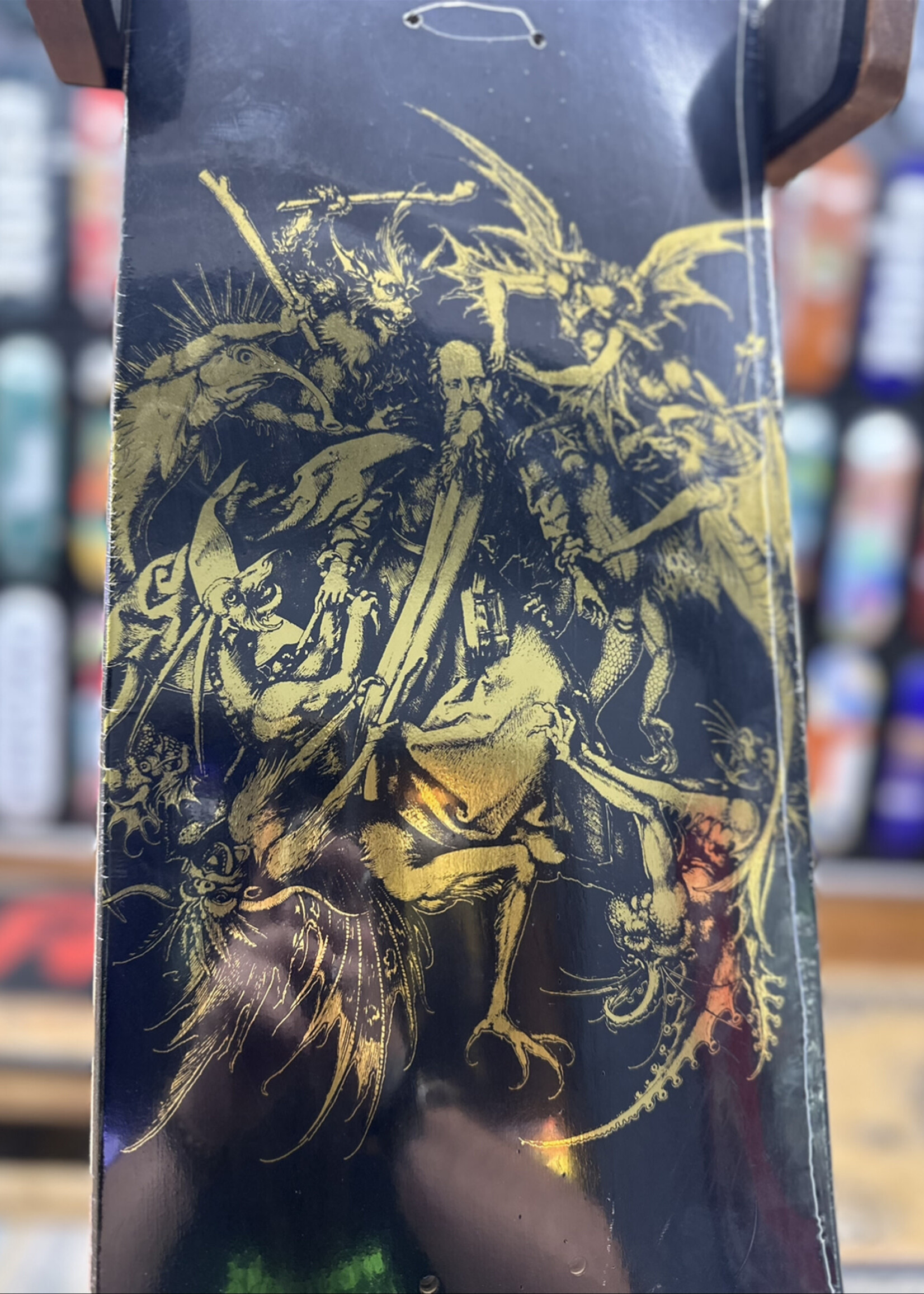 Welcome WELCOME SKATEBOARDS - Saint on Popsicle Black/Gold Foil - 8.5"