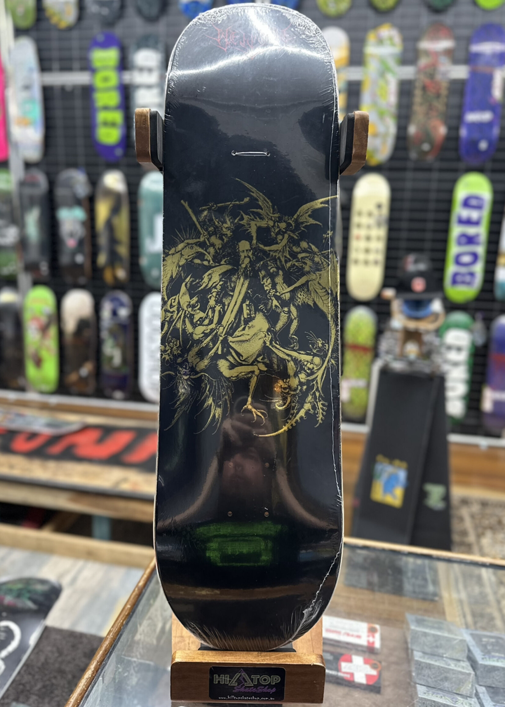 Welcome WELCOME SKATEBOARDS - Saint on Popsicle Black/Gold Foil - 8.5"