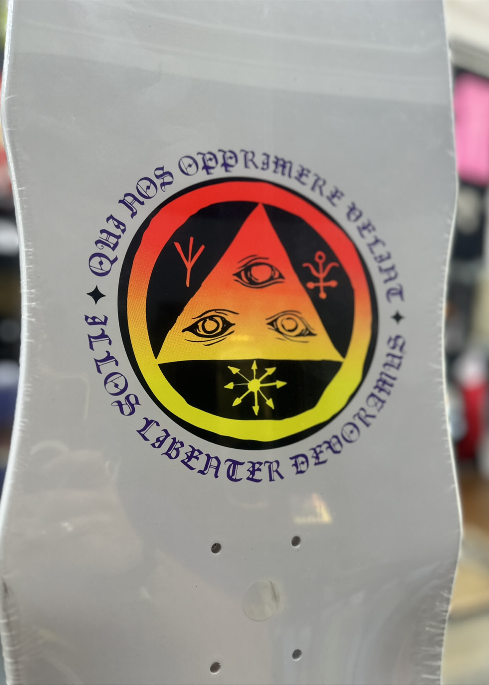 Welcome WELCOME SKATEBOARDS - Triger on Dark Lord White Dip - 9.8"