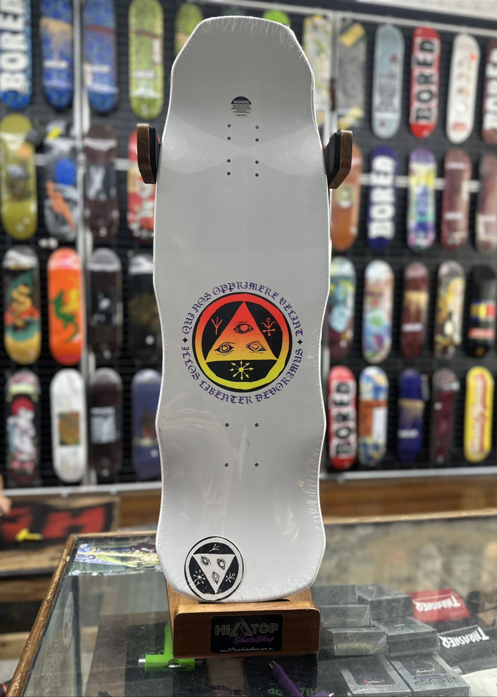 Welcome WELCOME SKATEBOARDS - Triger on Dark Lord White Dip - 9.8"