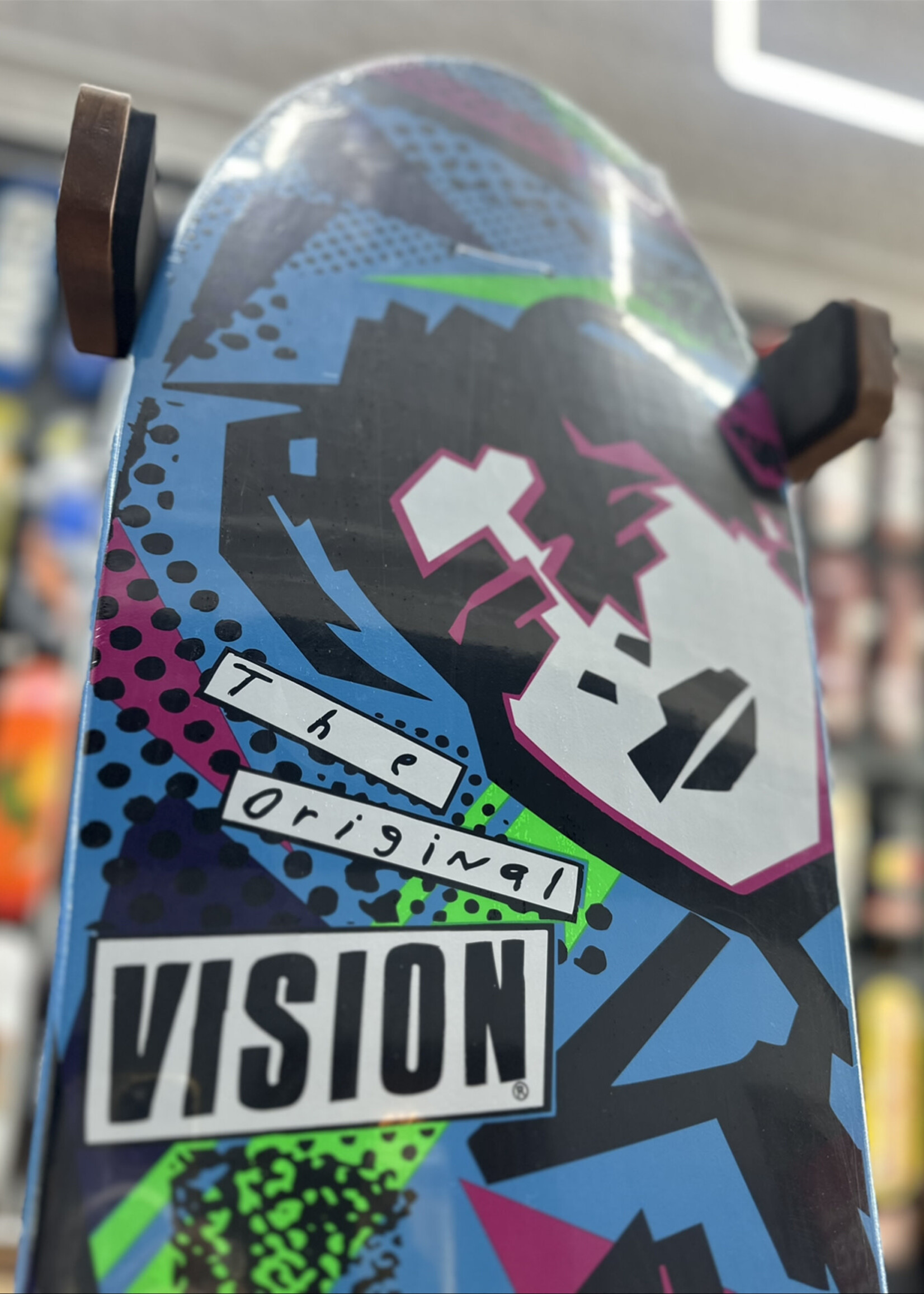 Vision Skateboards VISION - Original Mark Gonzales Blue/Pink Deck - 10.0"