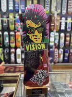 Vision Skateboards VISION - Reissue Original Psycho Stick Red Stain Deck - 10.0"