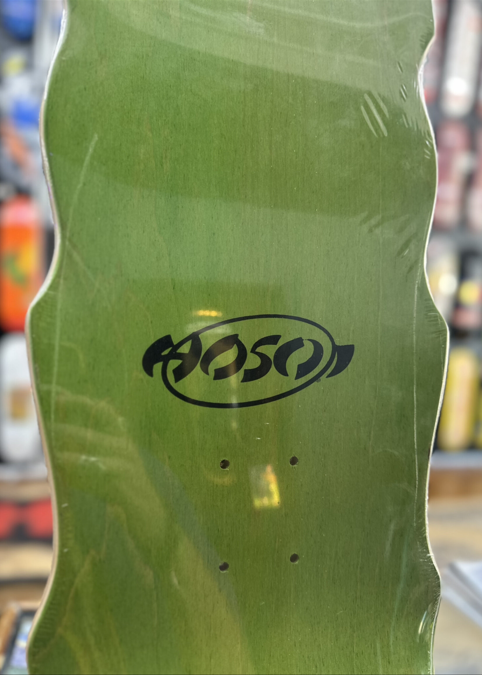 HOSOI HOSOI - Hammerhead Hybrid Lime Stain Deck - 9.5"