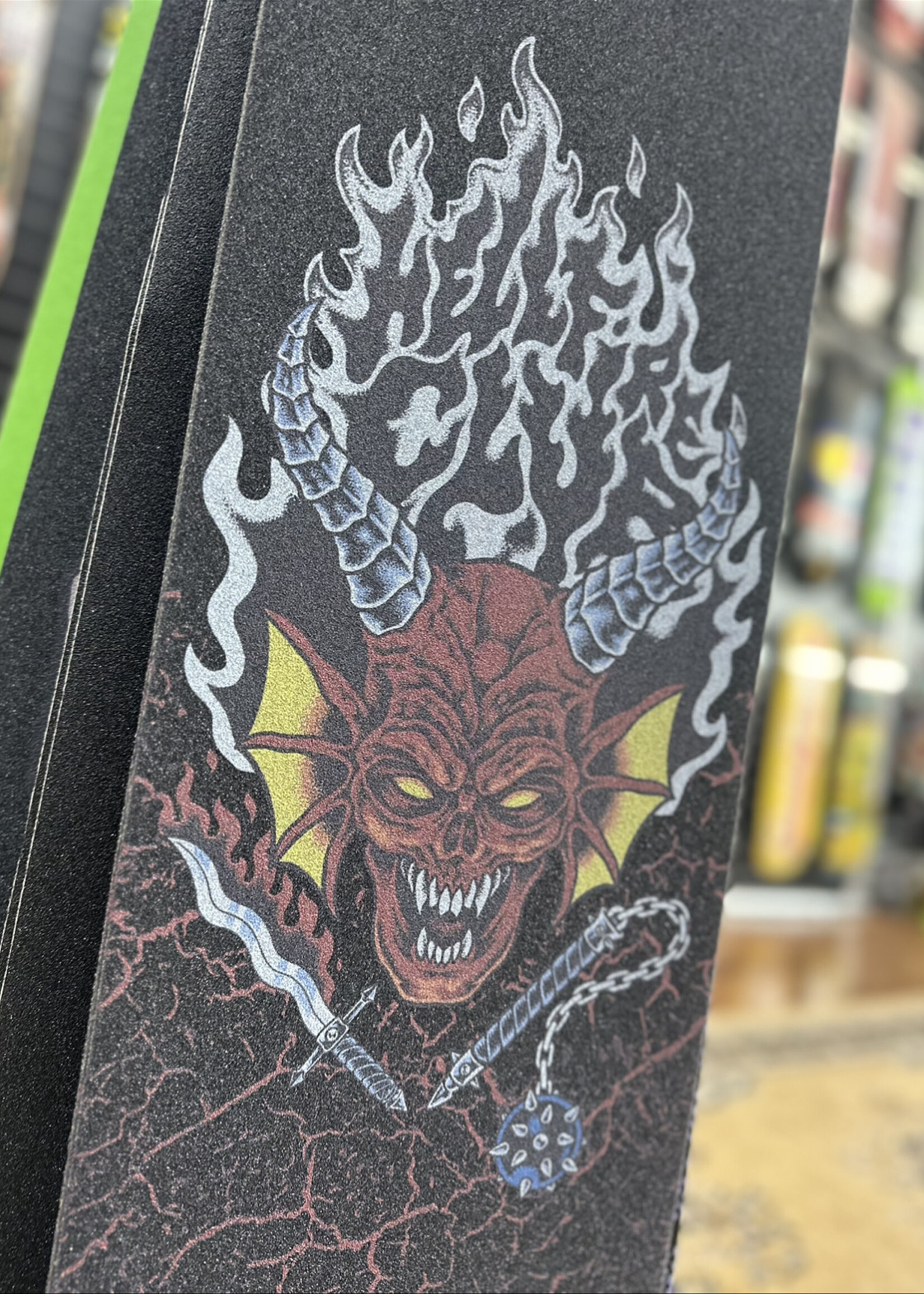 MOB GRIP TAPE MOB - Stranger Things Hellfire Club Griptape - 9" x 33"