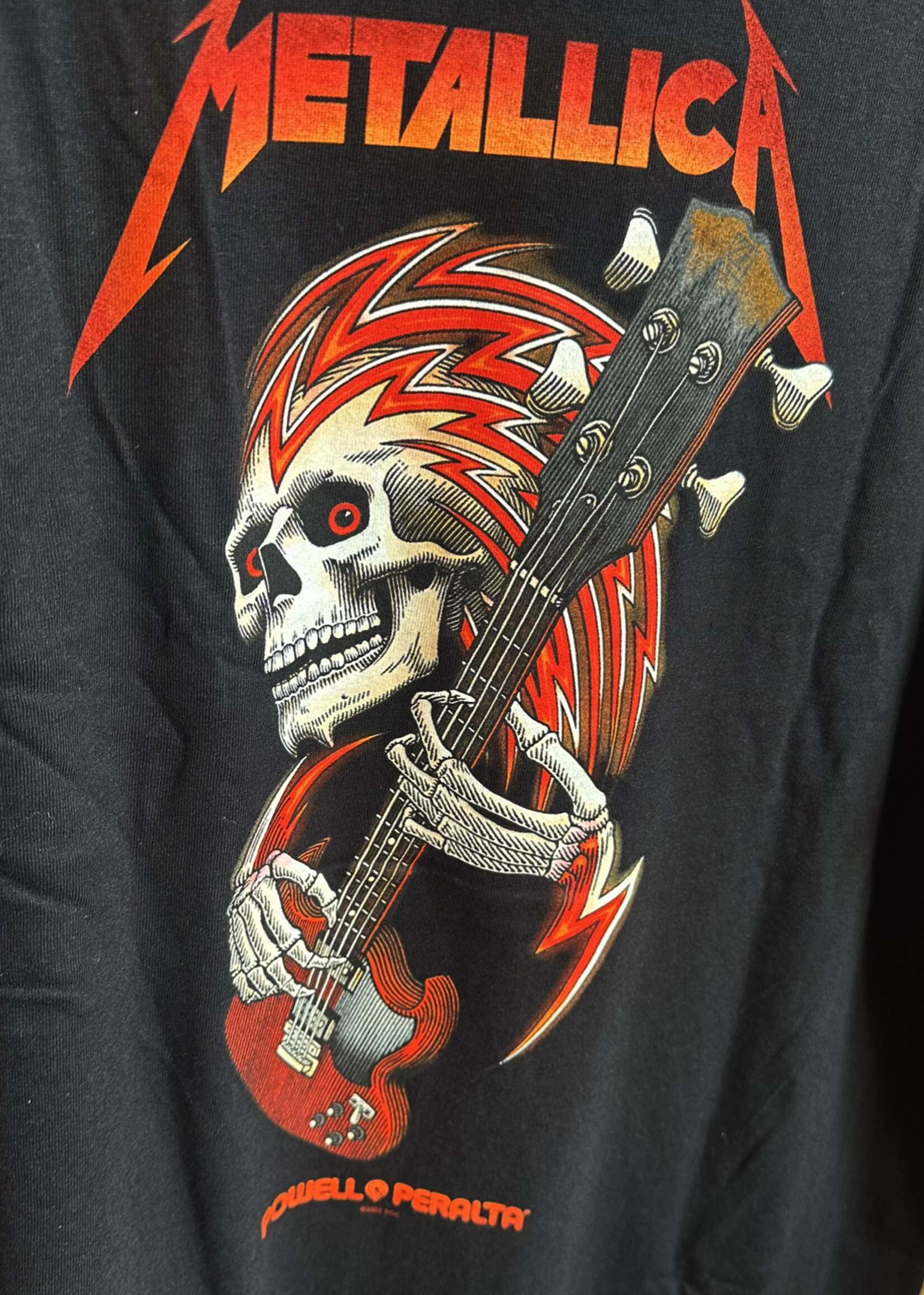 Powell Peralta POWELL PERALTA - Metallica Collab Tee Black (Large Back Print)