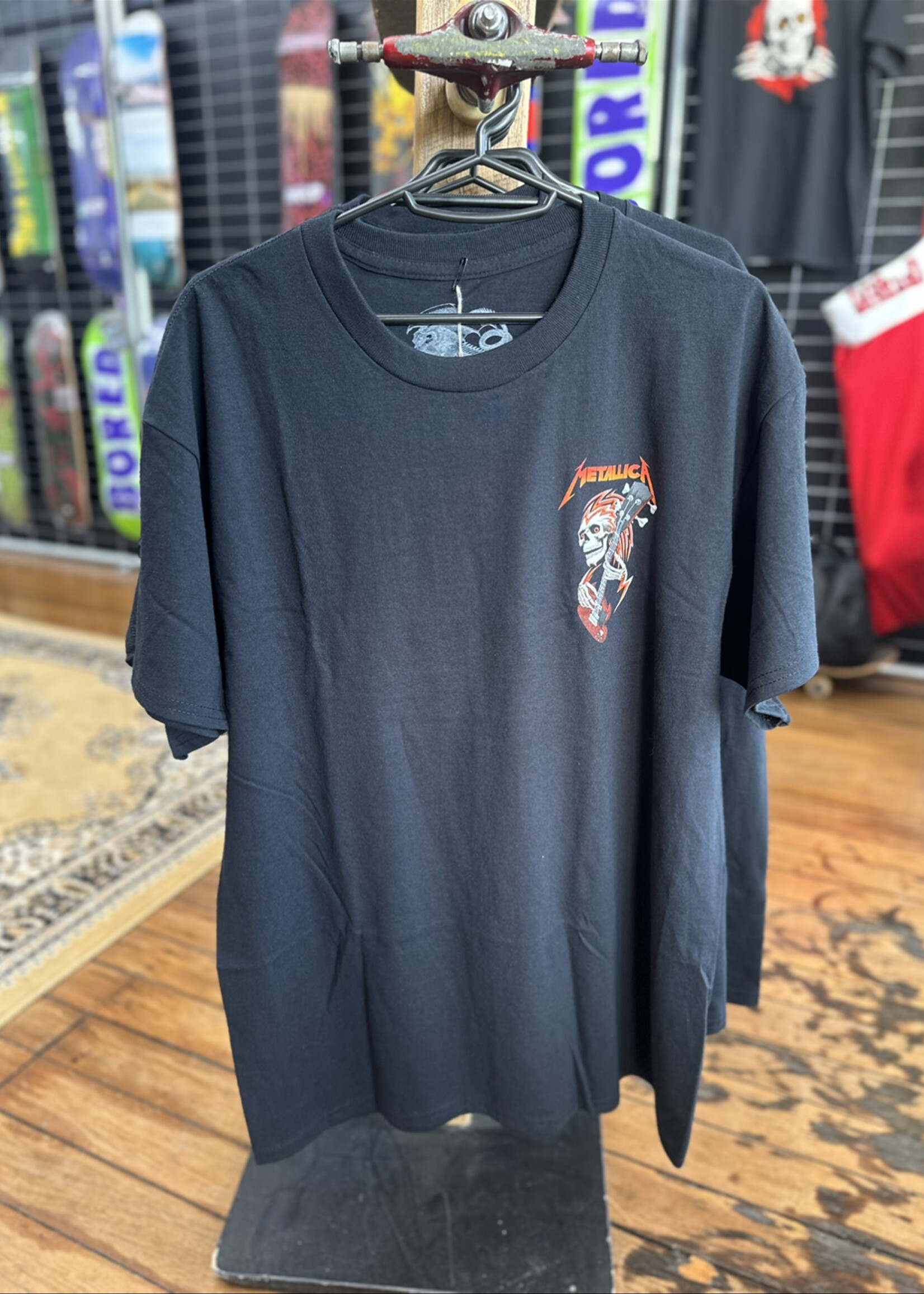 Powell Peralta POWELL PERALTA - Metallica Collab Tee Black (Large Back Print)