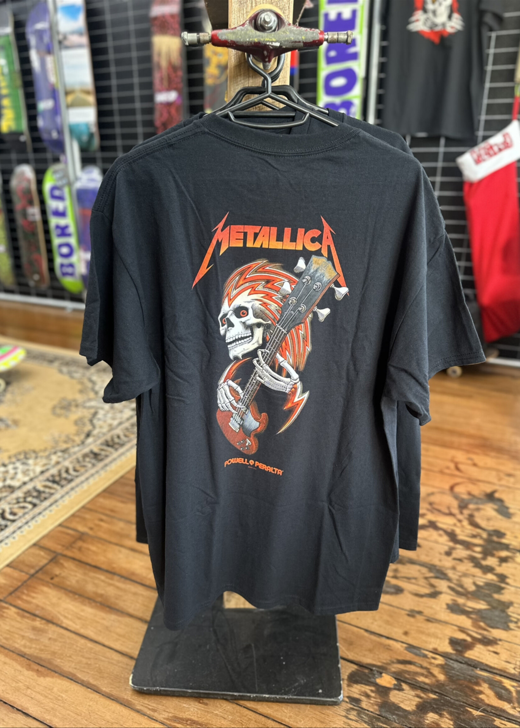 Powell Peralta POWELL PERALTA - Metallica Collab Tee Black (Large Back Print)