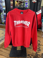 Thrasher THRASHER - Skate Mag Crew Shirt Red - Small