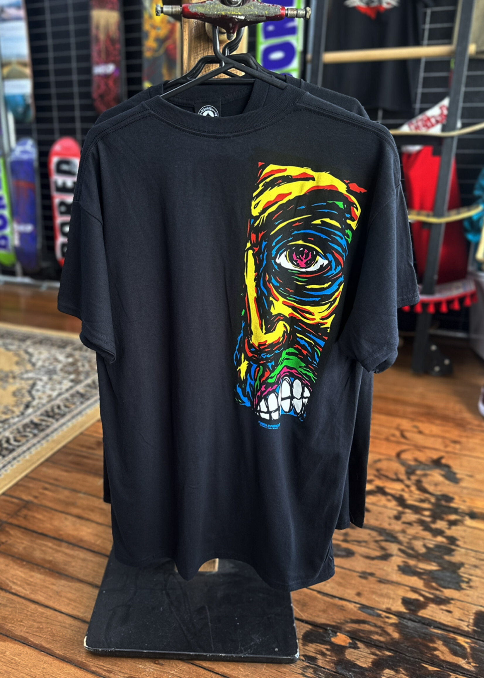 Powell Peralta POWELL PERALTA - Lance Conklin Face Tee Black