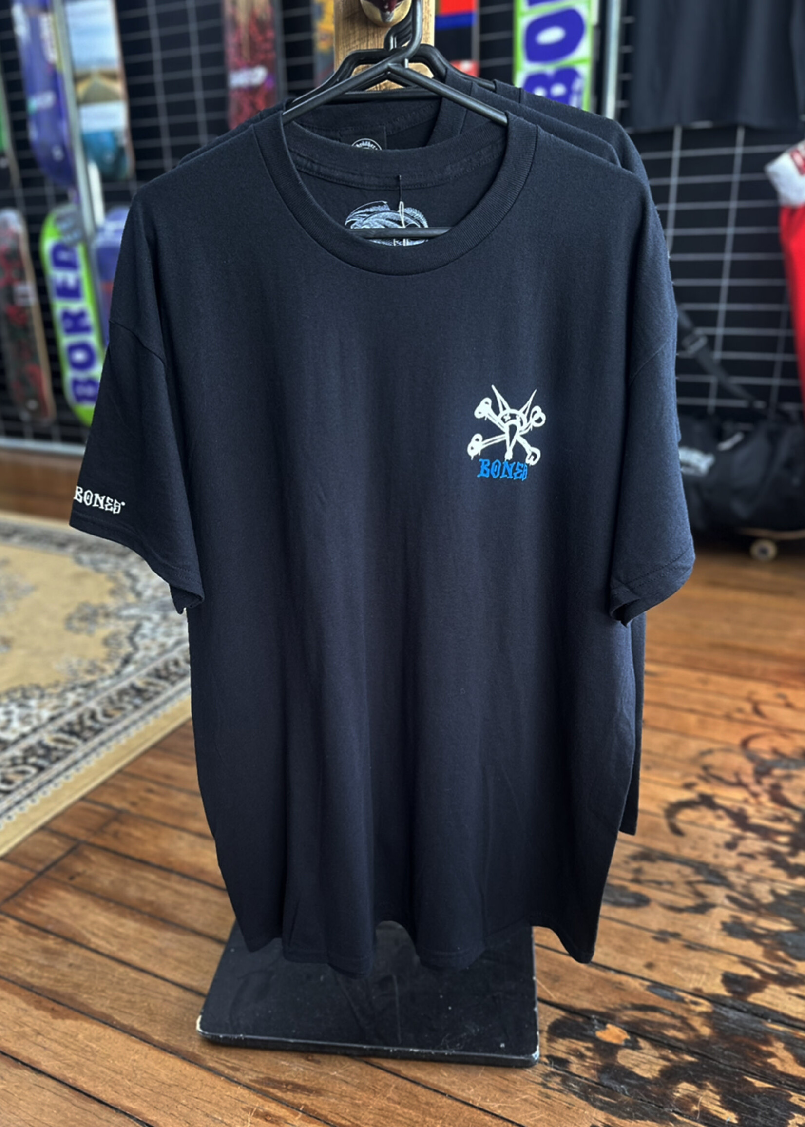 BONES BONES - Vato Rat Bones Tee Black