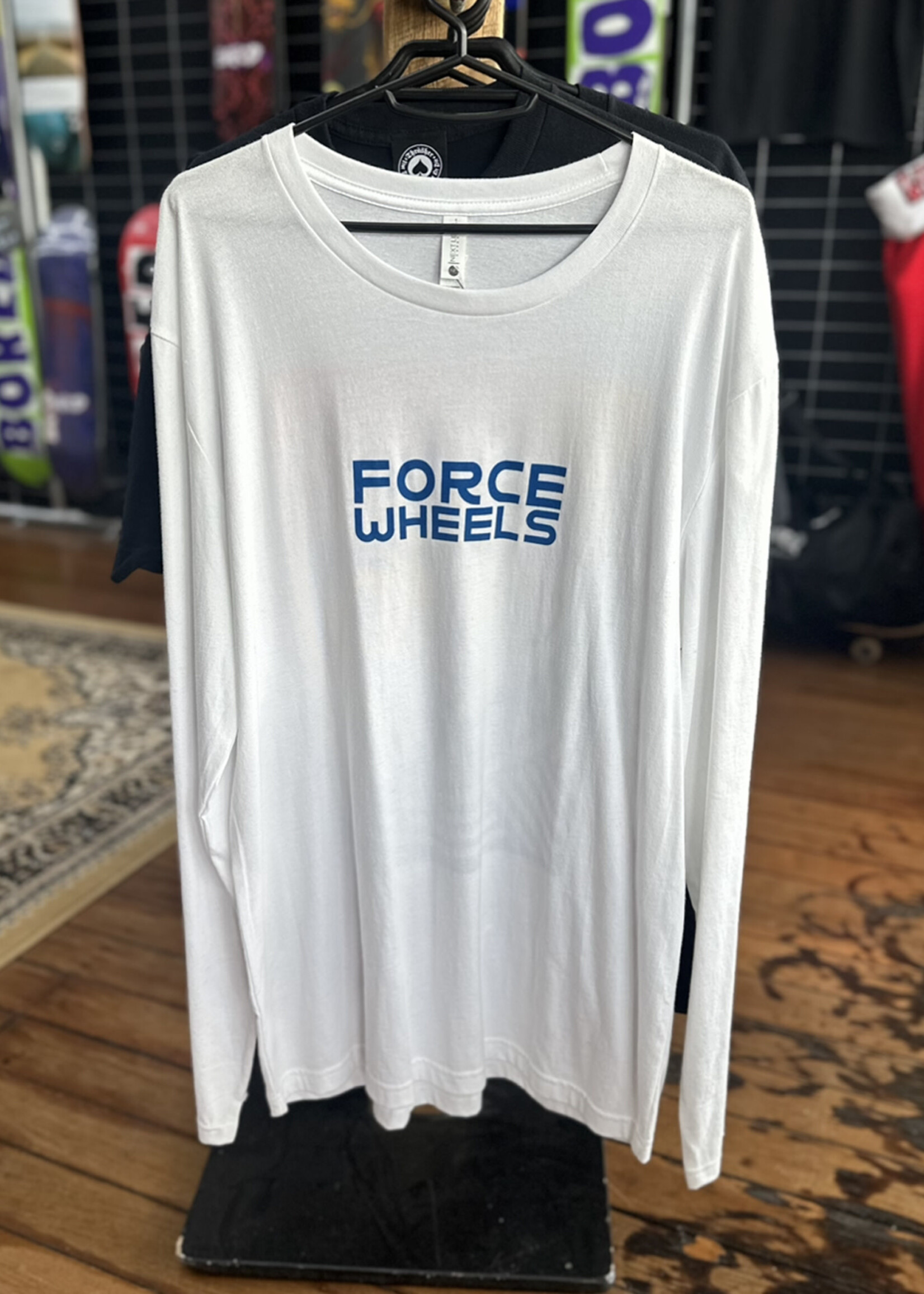 Force Wheels Force Wheels - Linework Cheshire Cat White (Large Back Print)