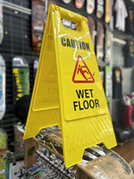 Local Artists HILLTOP SKATESHOP - Skater Wet Floor Sign