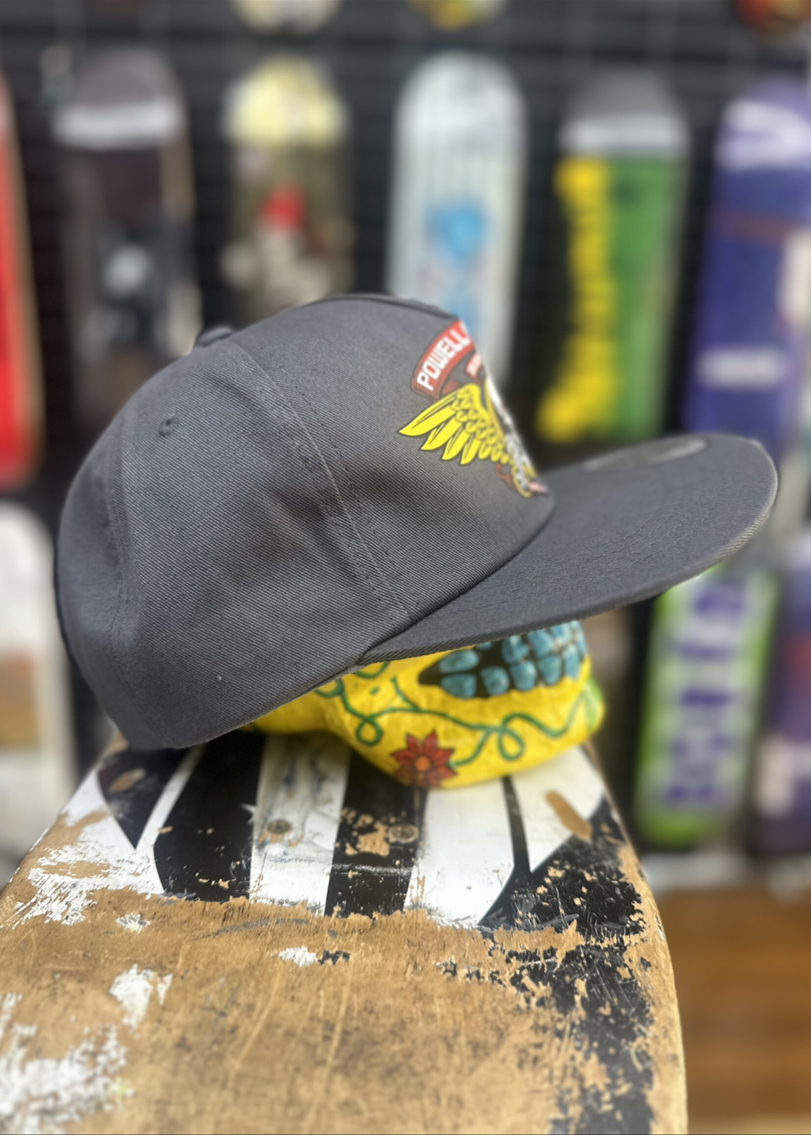 Powell Peralta POWELL PERALTA - Winged Ripper Charcoal Snapback Cap