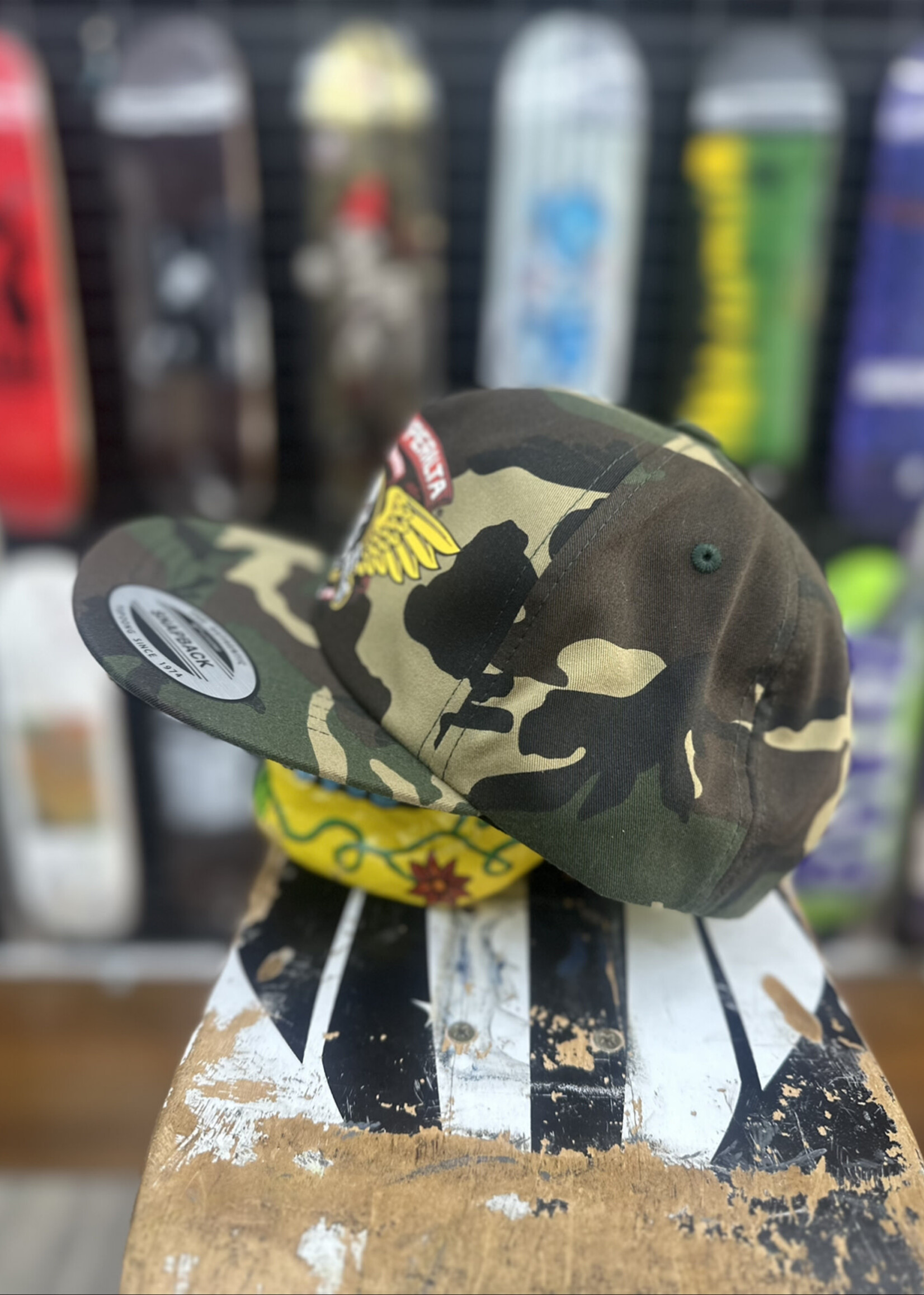 Powell Peralta POWELL PERALTA - Winged Ripper Camo Snapback Cap
