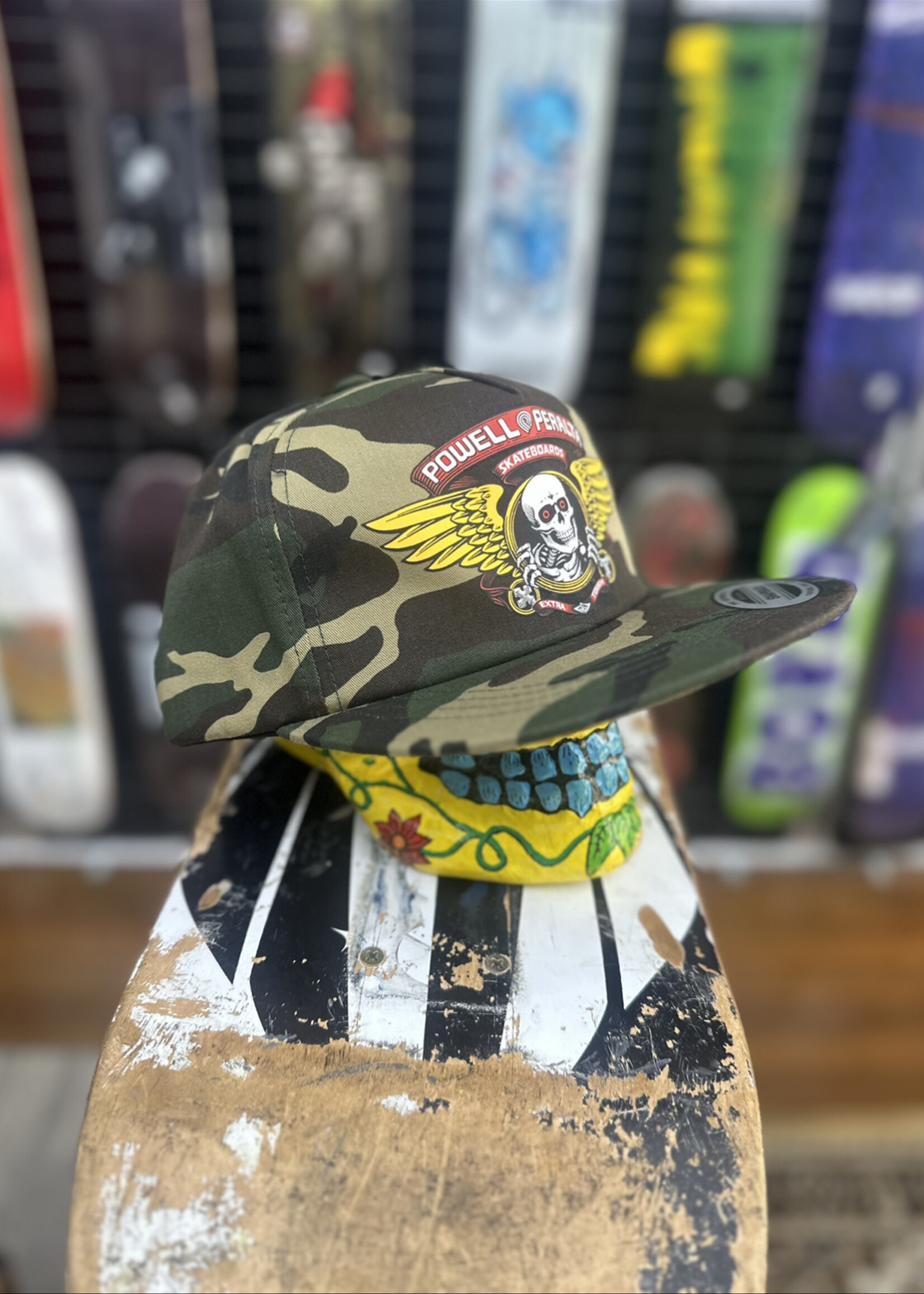 Powell Peralta POWELL PERALTA - Winged Ripper Camo Snapback Cap