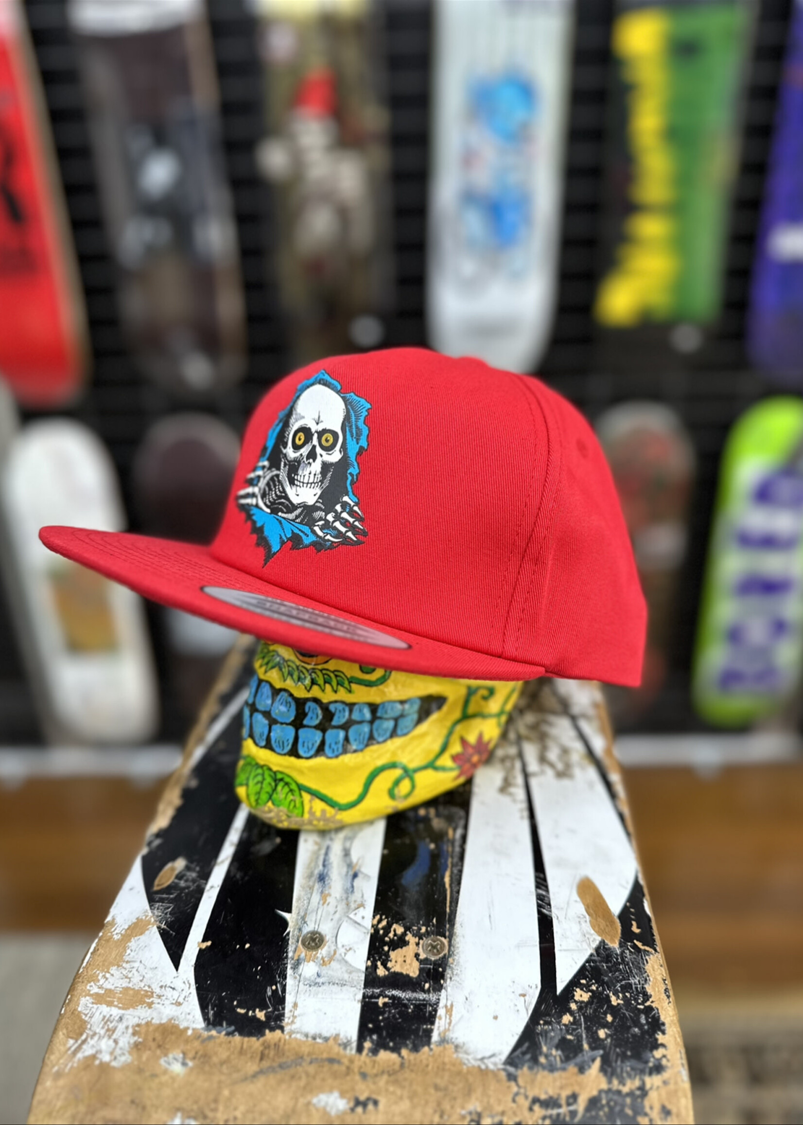 Powell Peralta POWELL PERALTA - Ripper Red Snapback Cap