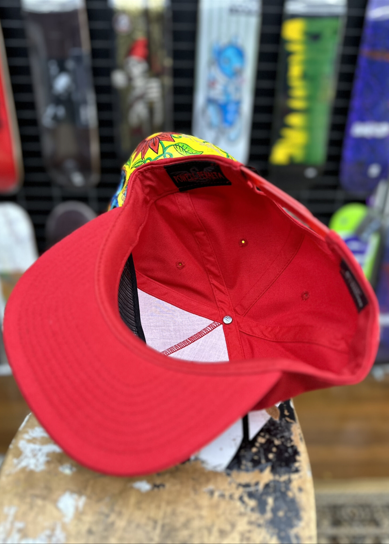 Powell Peralta POWELL PERALTA - Ripper Red Snapback Cap