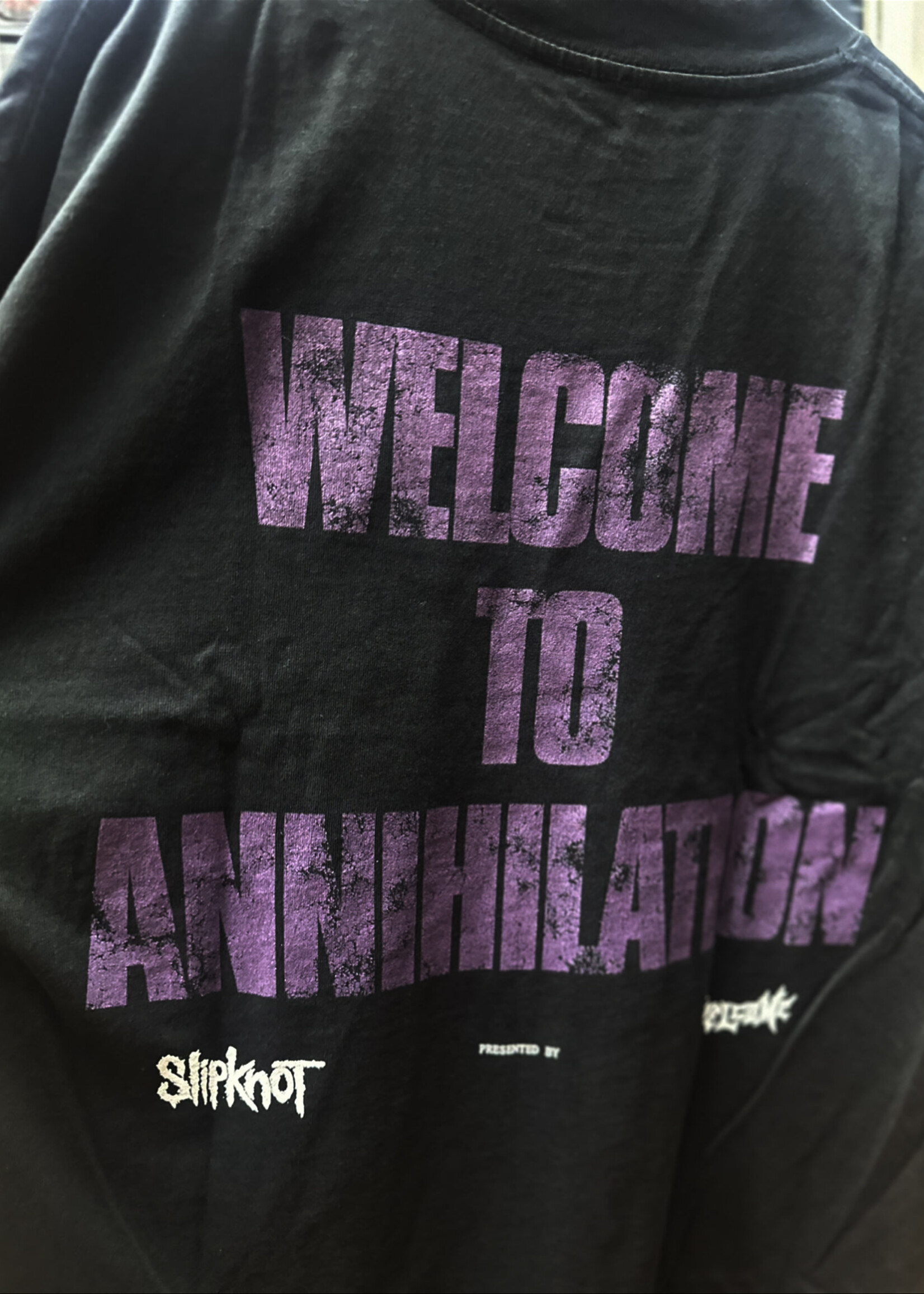 Welcome WELCOME SKATEBOARDS - Slipknot Annihilation Black Tee