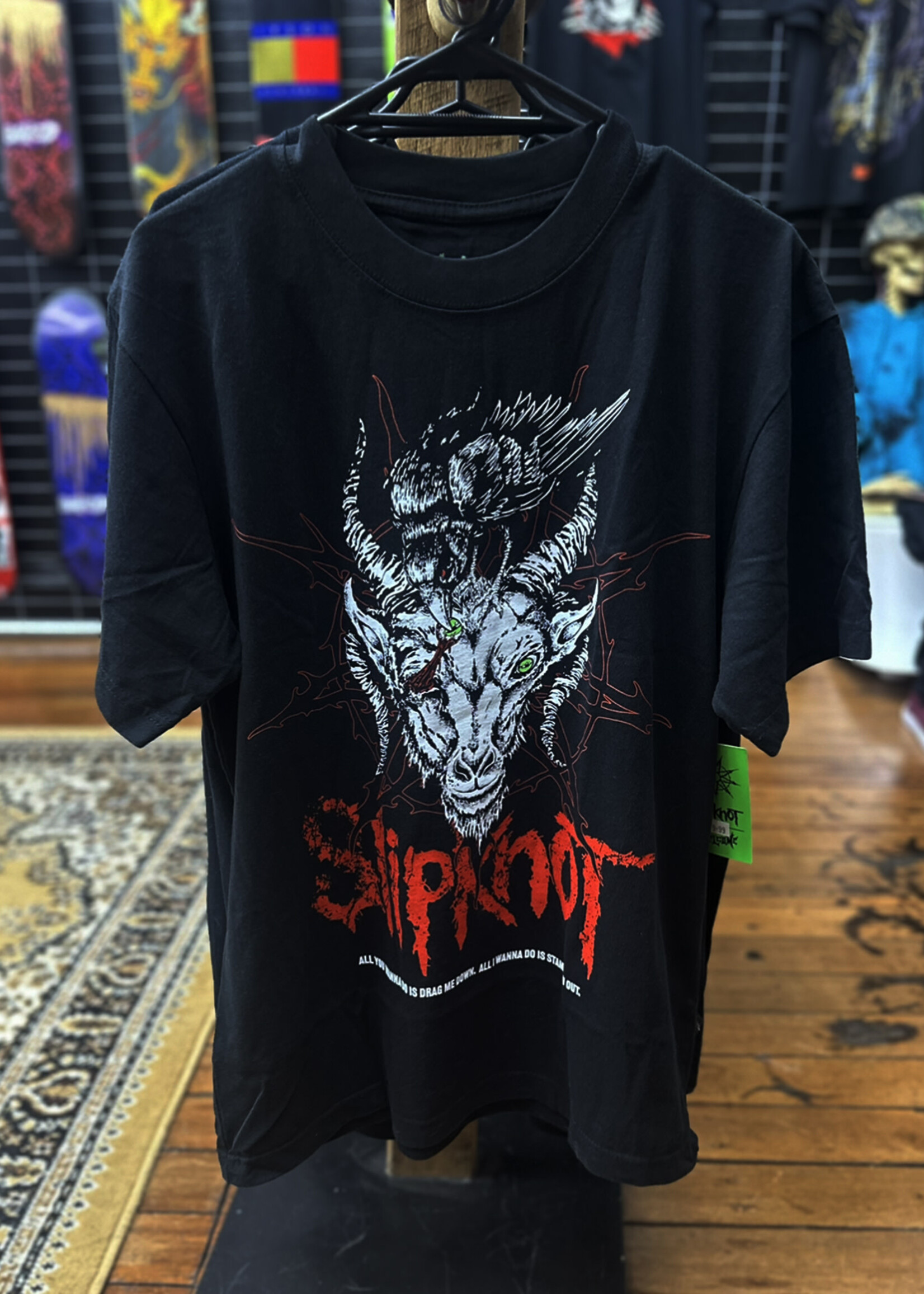 Welcome WELCOME SKATEBOARDS - Slipknot Spit it Out Black Tee