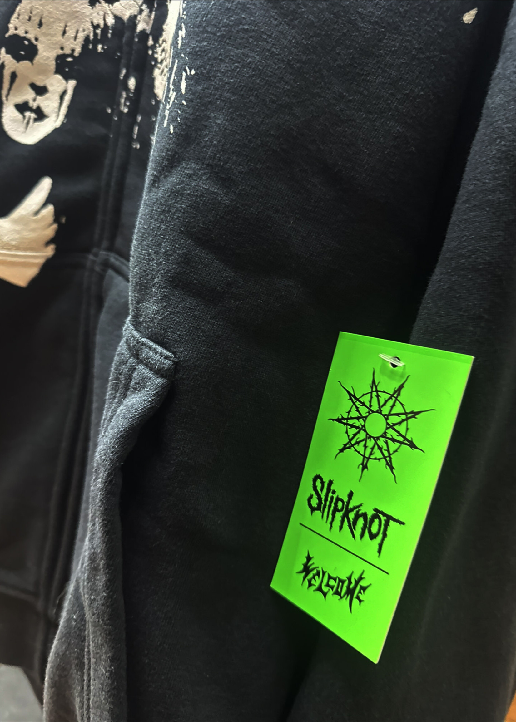 Welcome WELCOME SKATEBOARDS - Slipknot Nonagram Black Zipper Hoodie