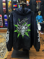 Welcome WELCOME SKATEBOARDS - Slipknot Ravenous Distressed Sun Fade Hoodie