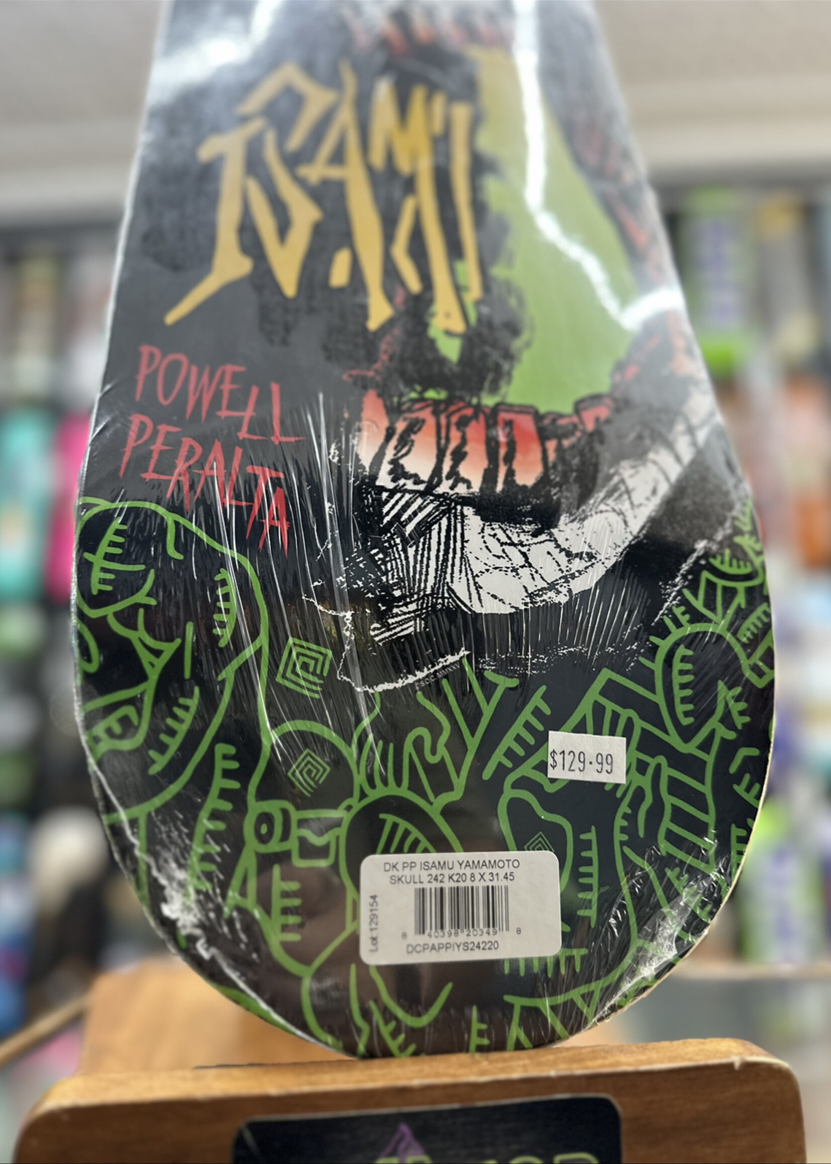 Powell Peralta POWELL PERALTA - Isamu Yamamoto Skull Freestyle Deck - 8.0"