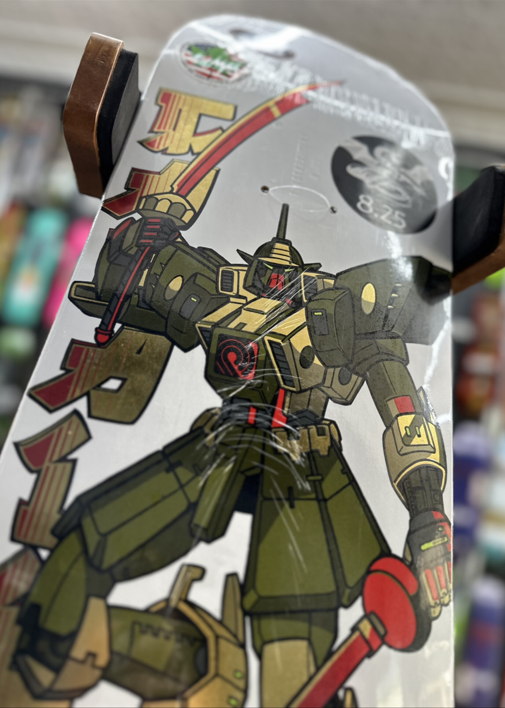 Powell Peralta POWELL PERALTA - Steve Caballero Gundam White/Gold Foil - 8.25"