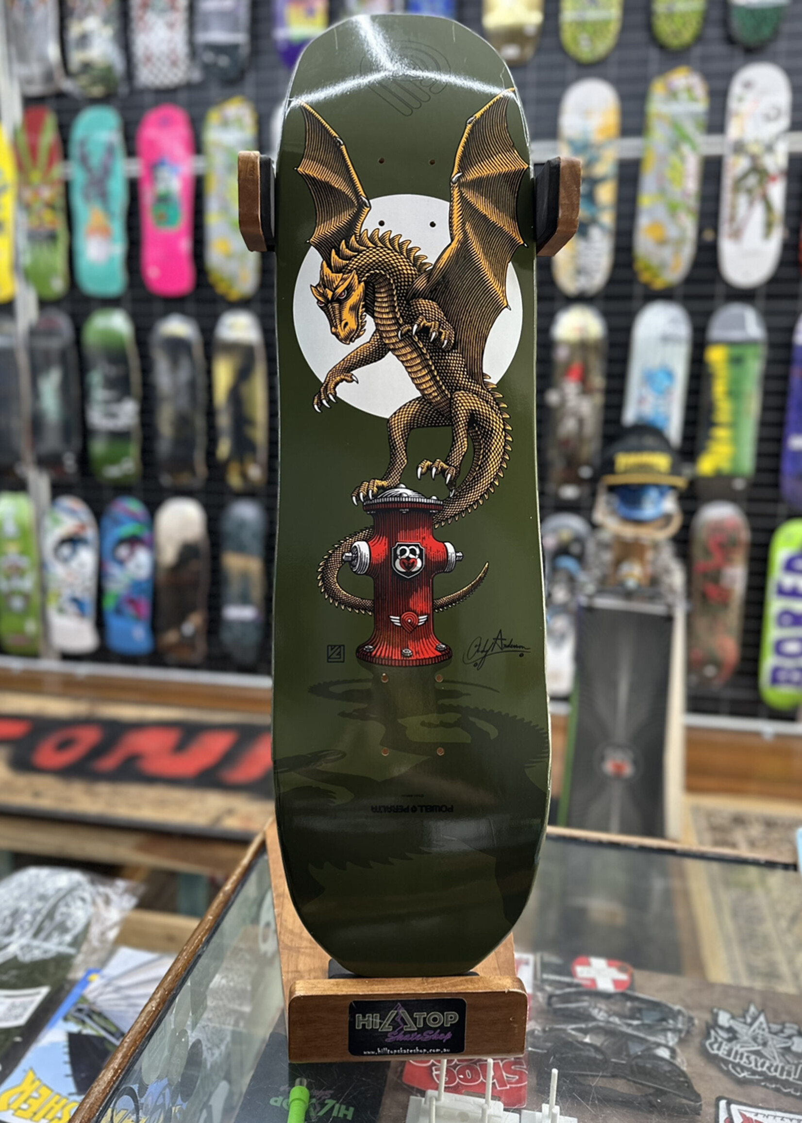 Powell Peralta POWELL PERALTA - Andy Anderson Hydrant Dark Green - 8.45"