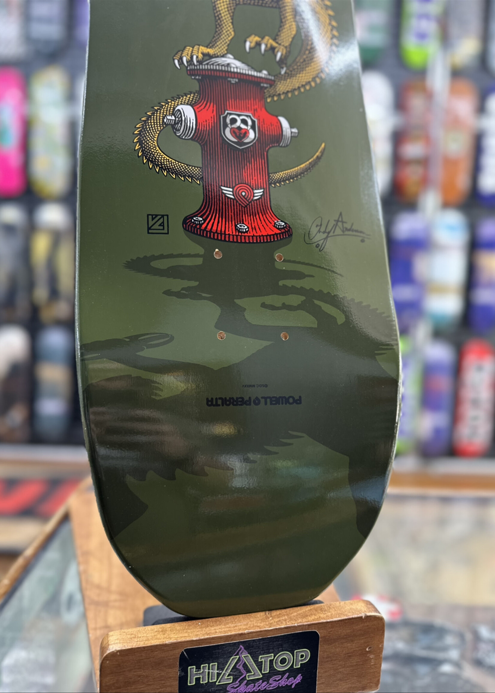 Powell Peralta POWELL PERALTA - Andy Anderson Hydrant Dark Green - 8.45"