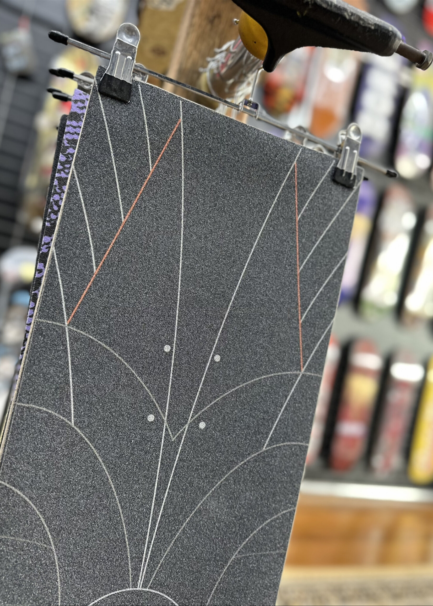 Powell Peralta POWELL PERALTA - Andy Anderson Theory Map Griptape - 9" x 33"