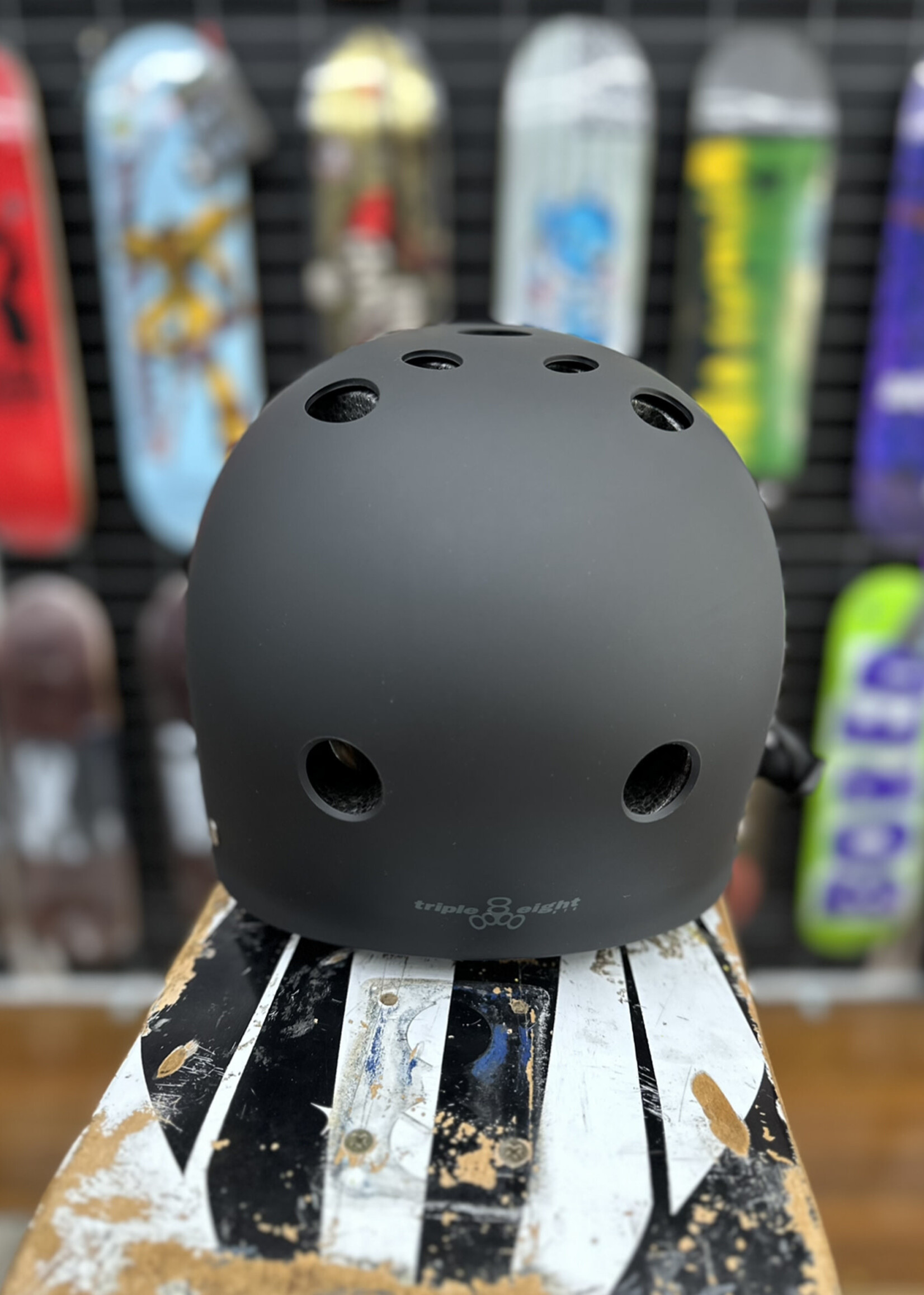 Triple 8 TRIPLE 8 - The Certified Helmet Sweat Saver Street Plant Black Rubber -