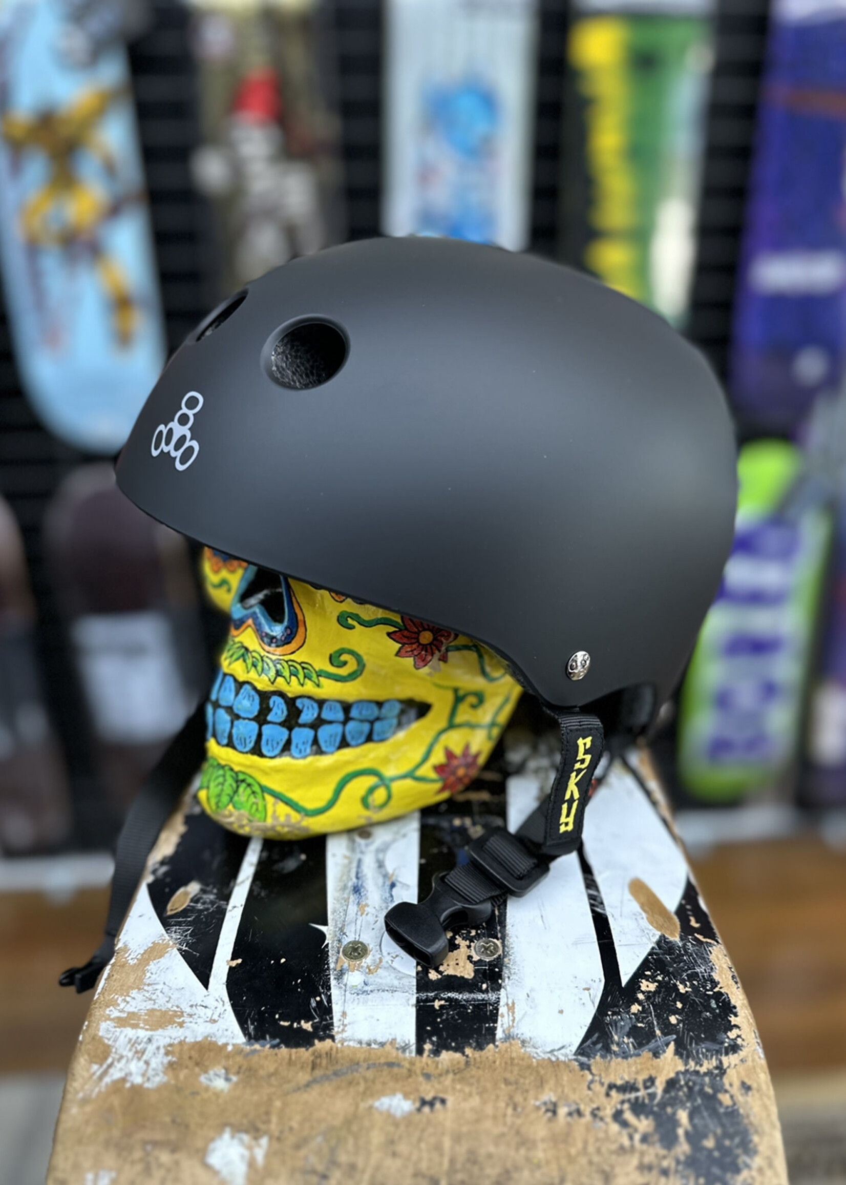 Triple 8 TRIPLE 8 - Certified Helmet Sweat Saver Sky Brown