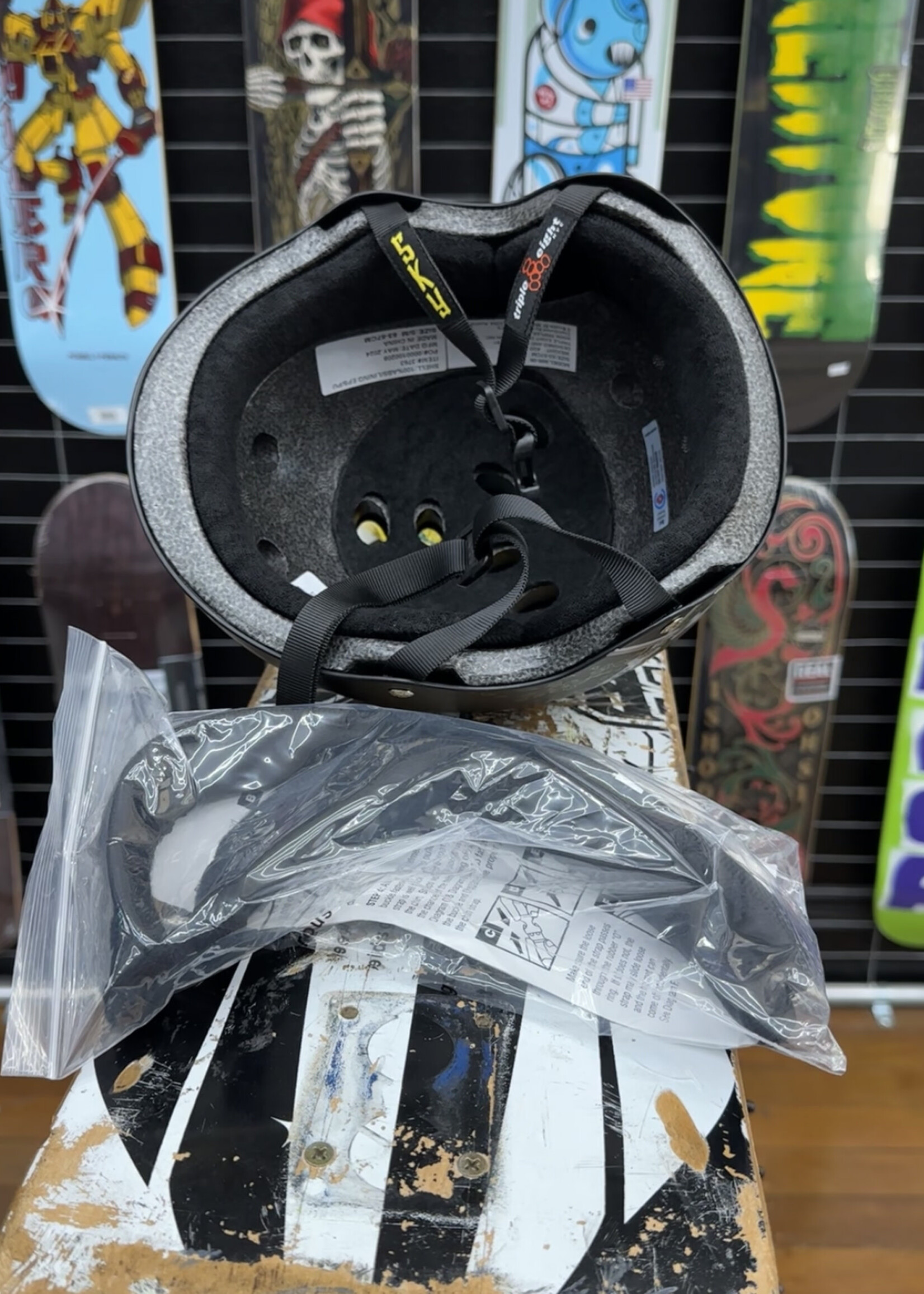 Triple 8 TRIPLE 8 - Certified Helmet Sweat Saver Sky Brown