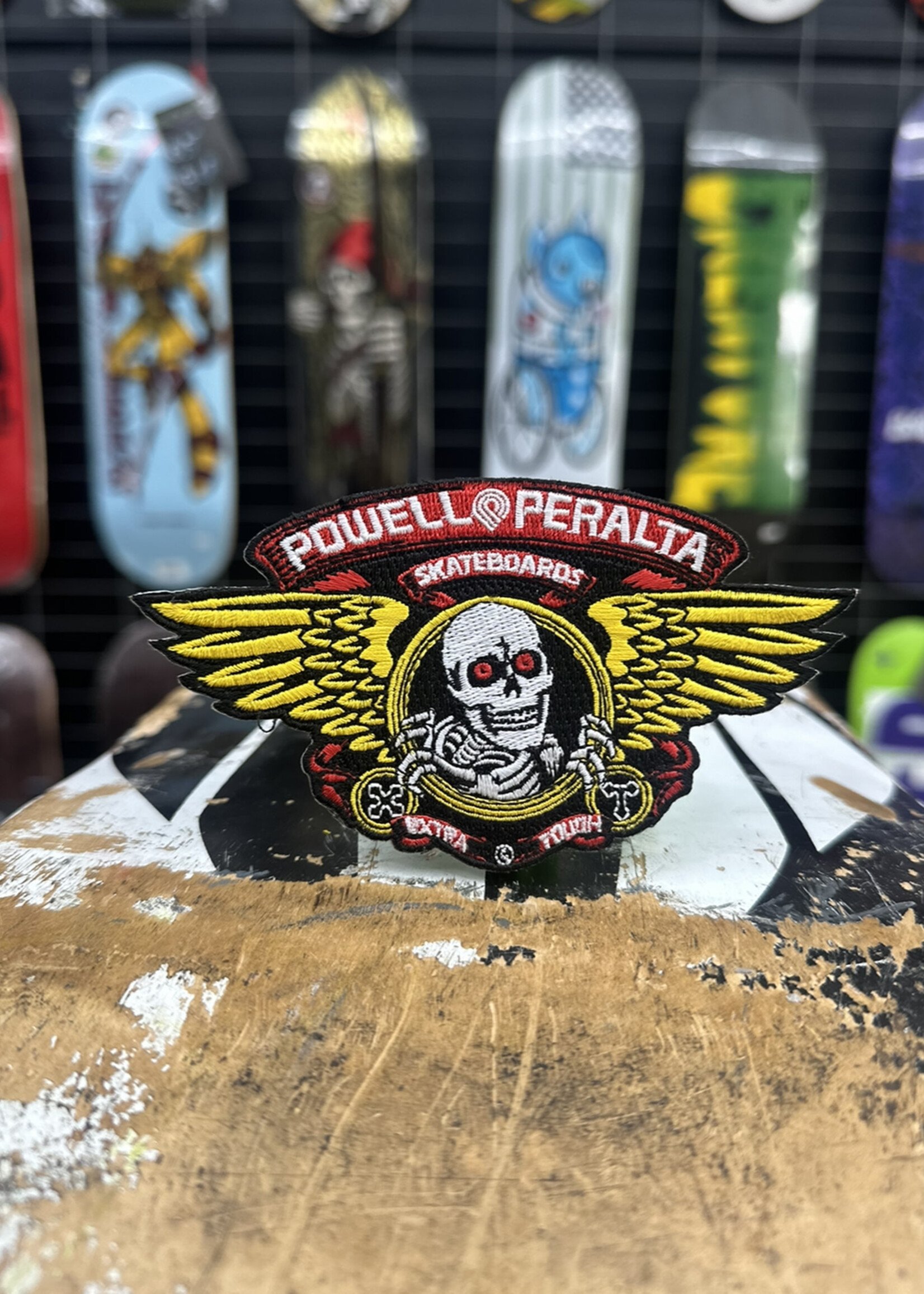 Powell Peralta POWELL PERALTA - Iron-on Patch Winged Ripper - 5"