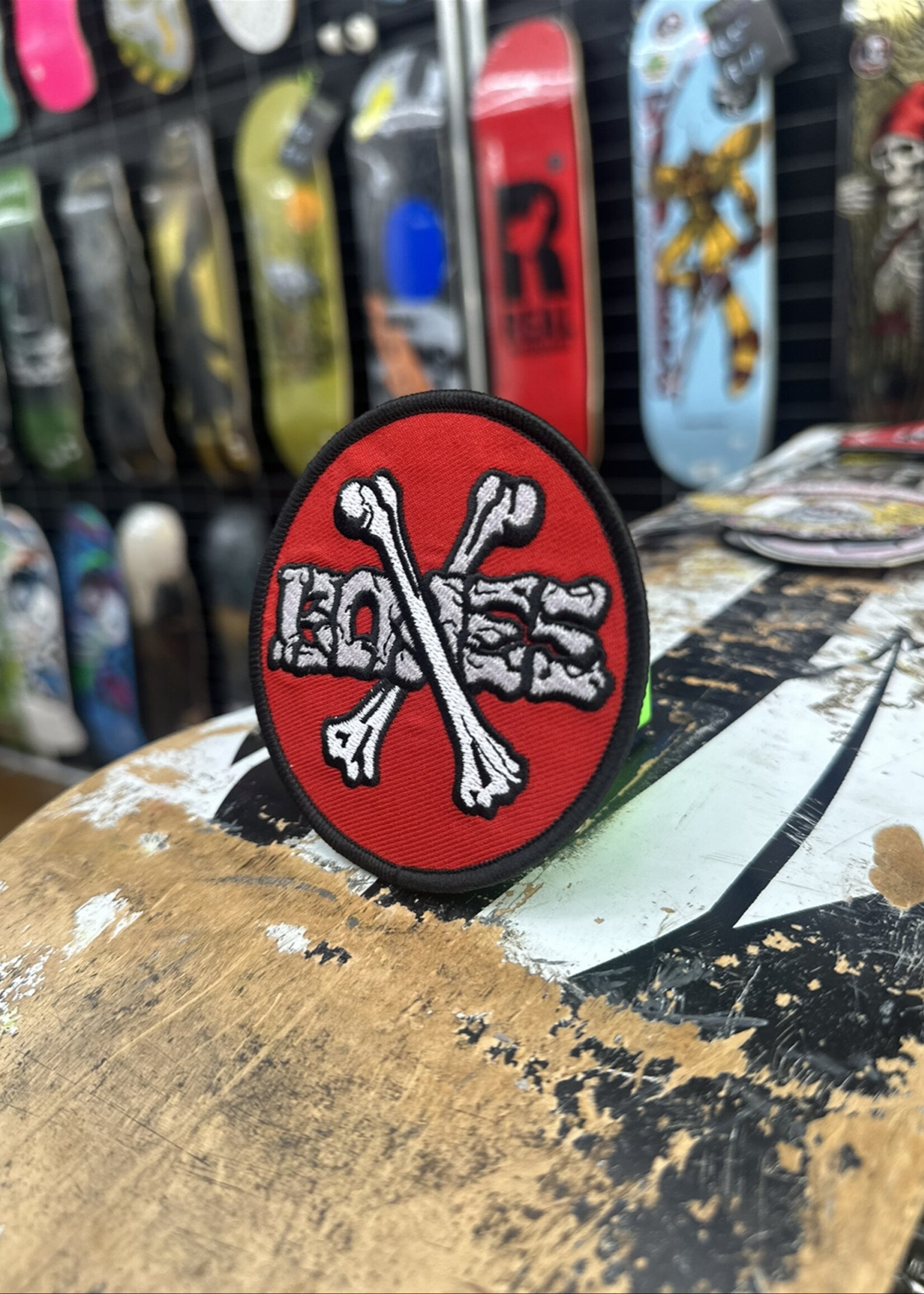 BONES BONES - Iron-on Patch Cross Bones - 3.5"