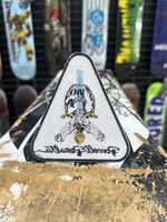 Powell Peralta POWELL PERALTA - Iron-on Patch Skull and Sword Red - 4.125"