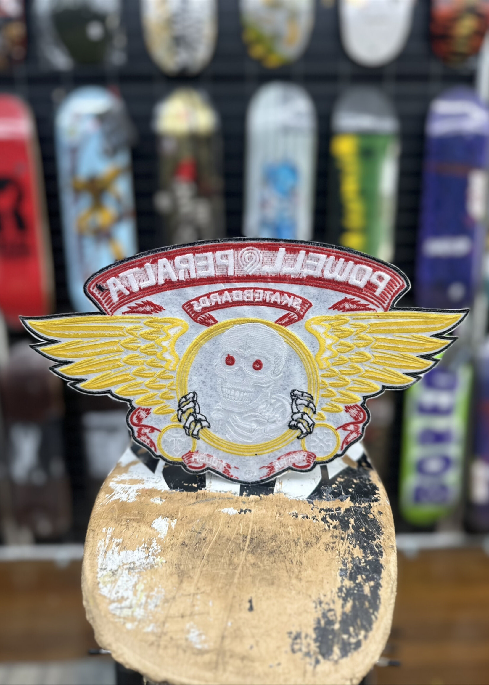 Powell Peralta POWELL PERALTA - Iron-on Patch Winged Ripper - 12"