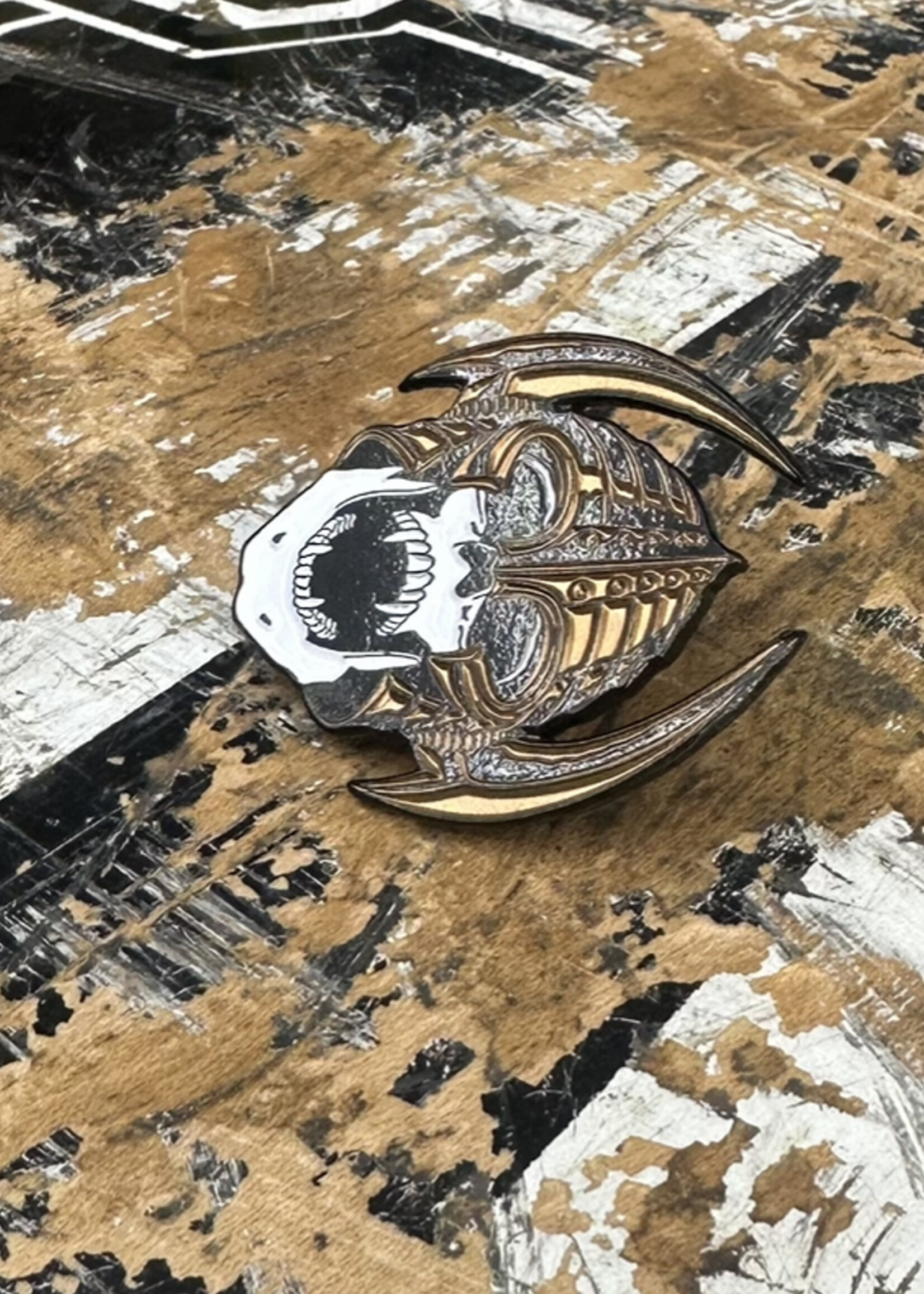 Powell Peralta POWELL PERALTA - Lapel Pin Per Werlinder Viking Skull