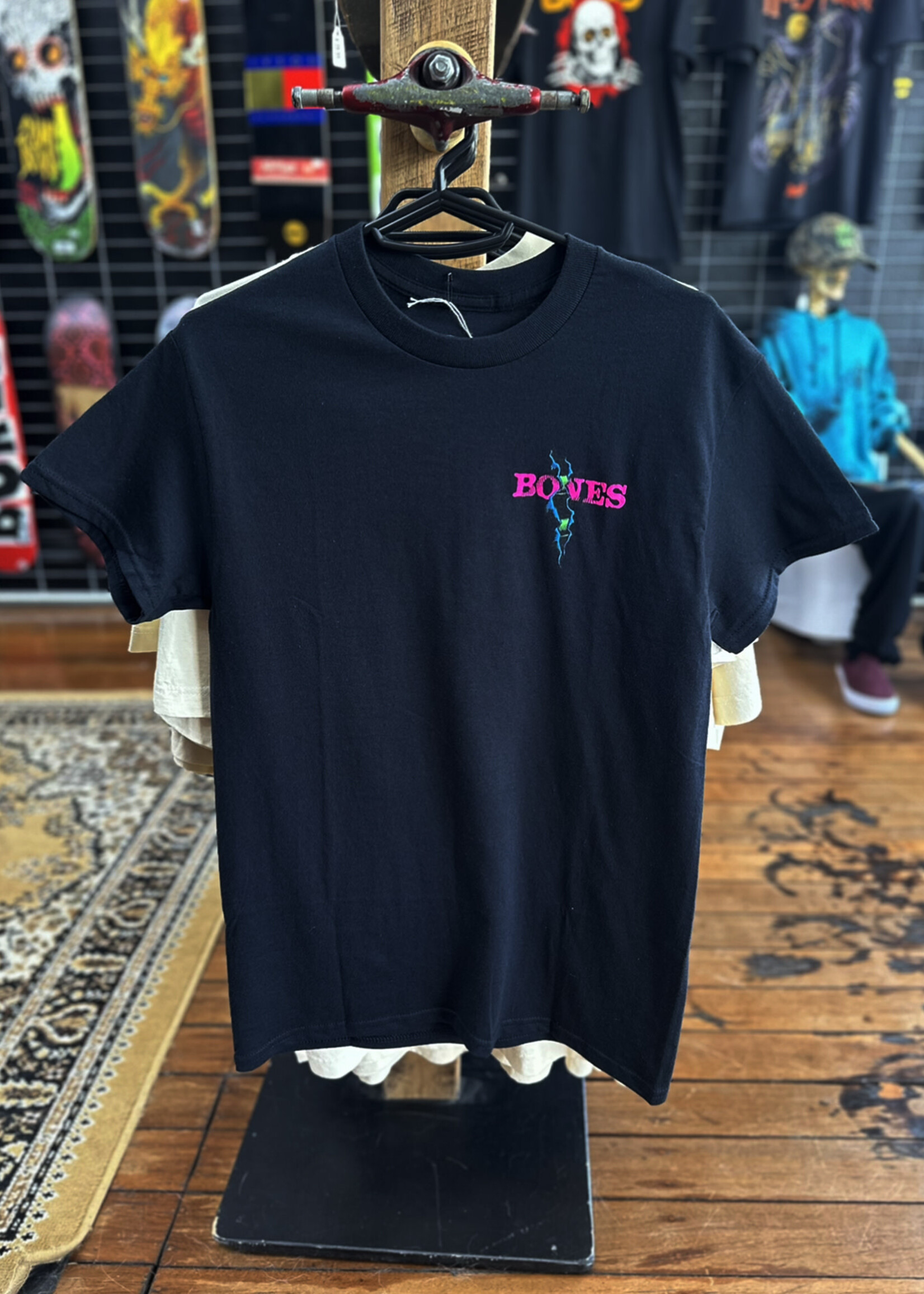 BONES BONES - Shred Blacklight Tee (Glow)