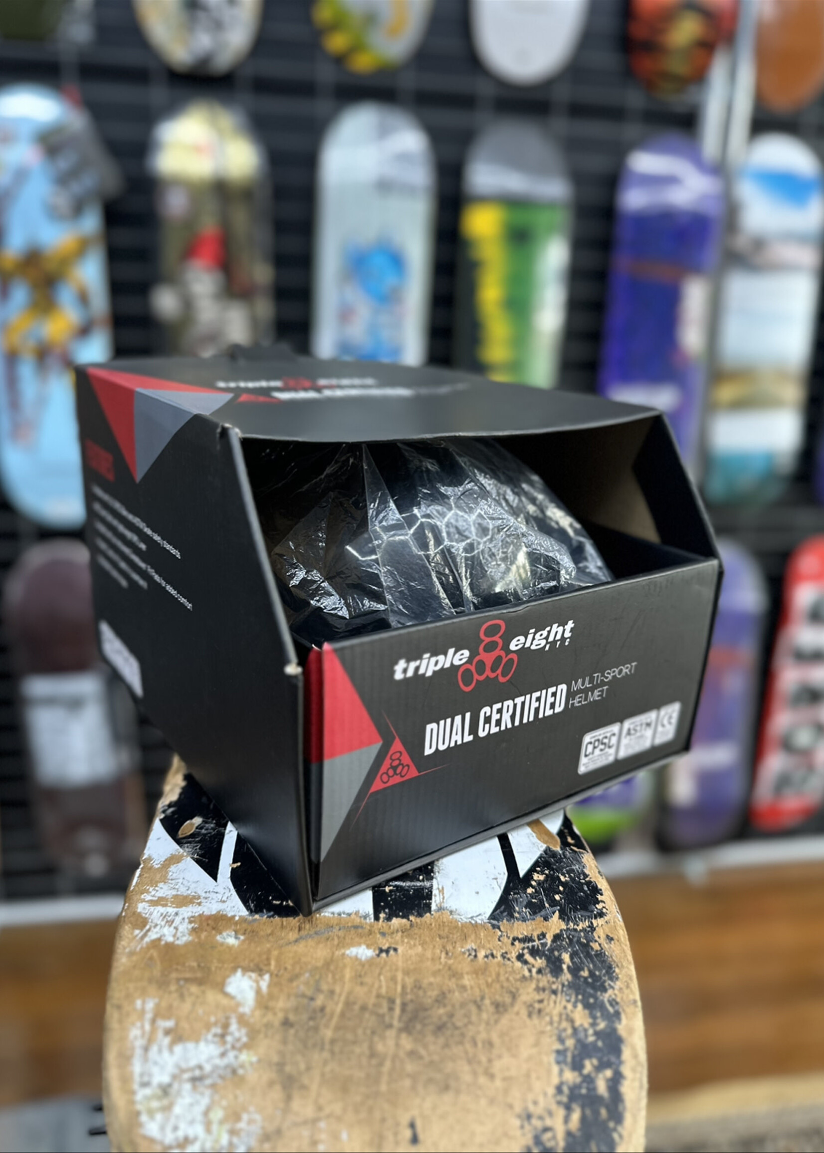 Triple 8 TRIPLE 8 - The Certified SweatSaver Helmet Black Gloss