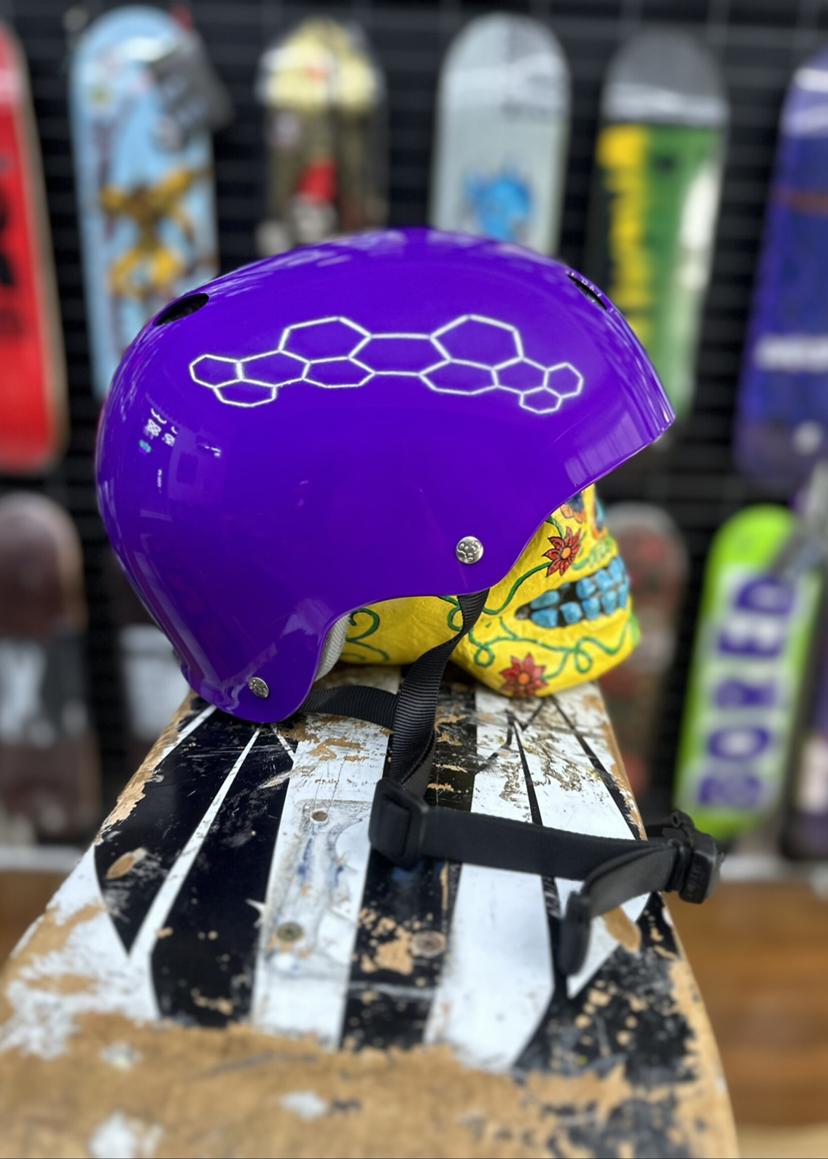 Triple 8 TRIPLE 8 - Certified Helmet SweatSaver Purple Gloss