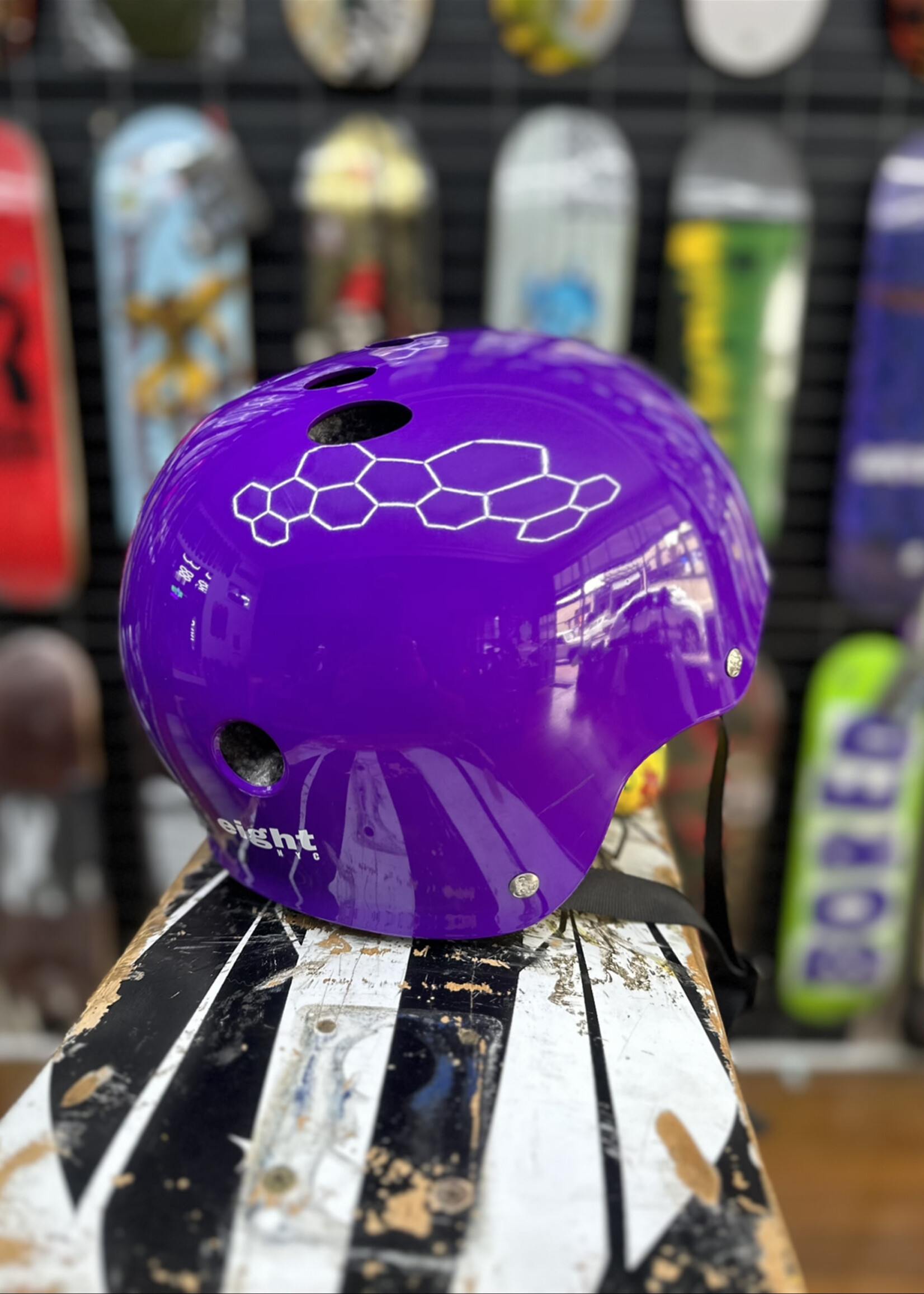 Triple 8 TRIPLE 8 - Certified Helmet SweatSaver Purple Gloss
