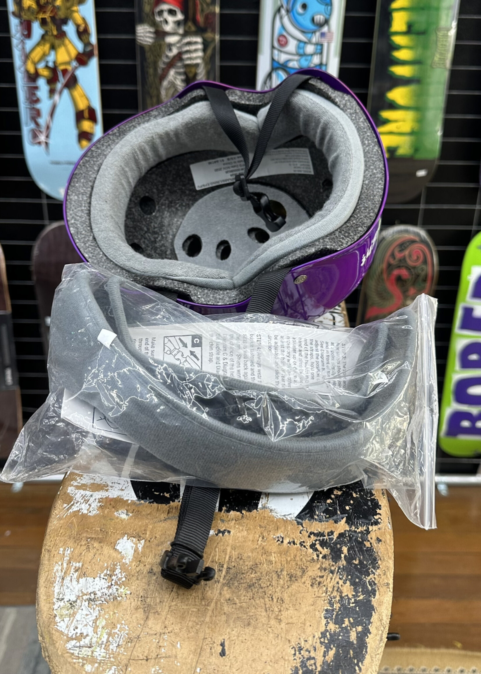 Triple 8 TRIPLE 8 - Certified Helmet SweatSaver Purple Gloss