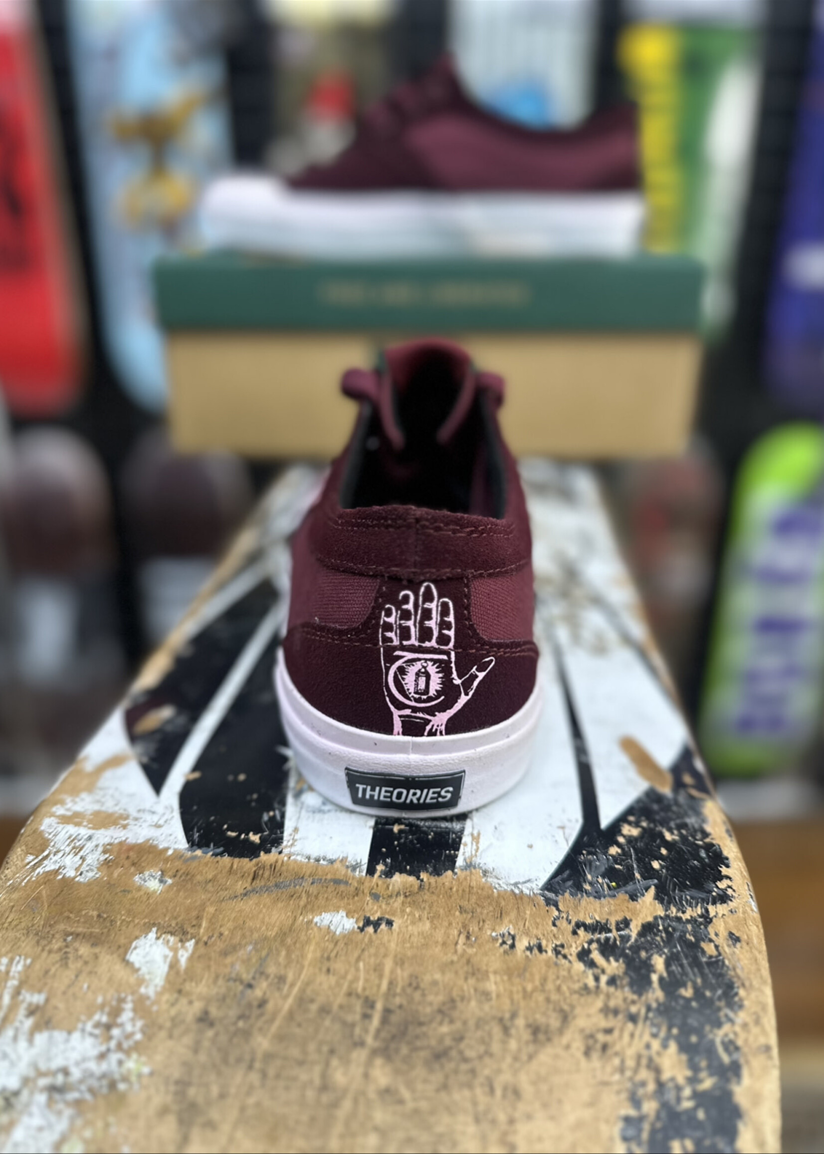 STATE FOOTWARE STATE FOOTWEAR - Bishop THEORIES X Black Cherry Suede/Rubber Toe