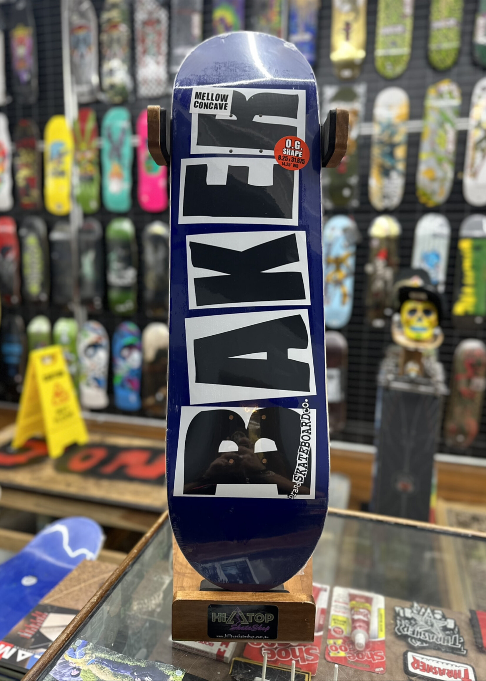 BAKER SKATEBOARDS BAKER - Brand Logo Navy Deck - 8.25"