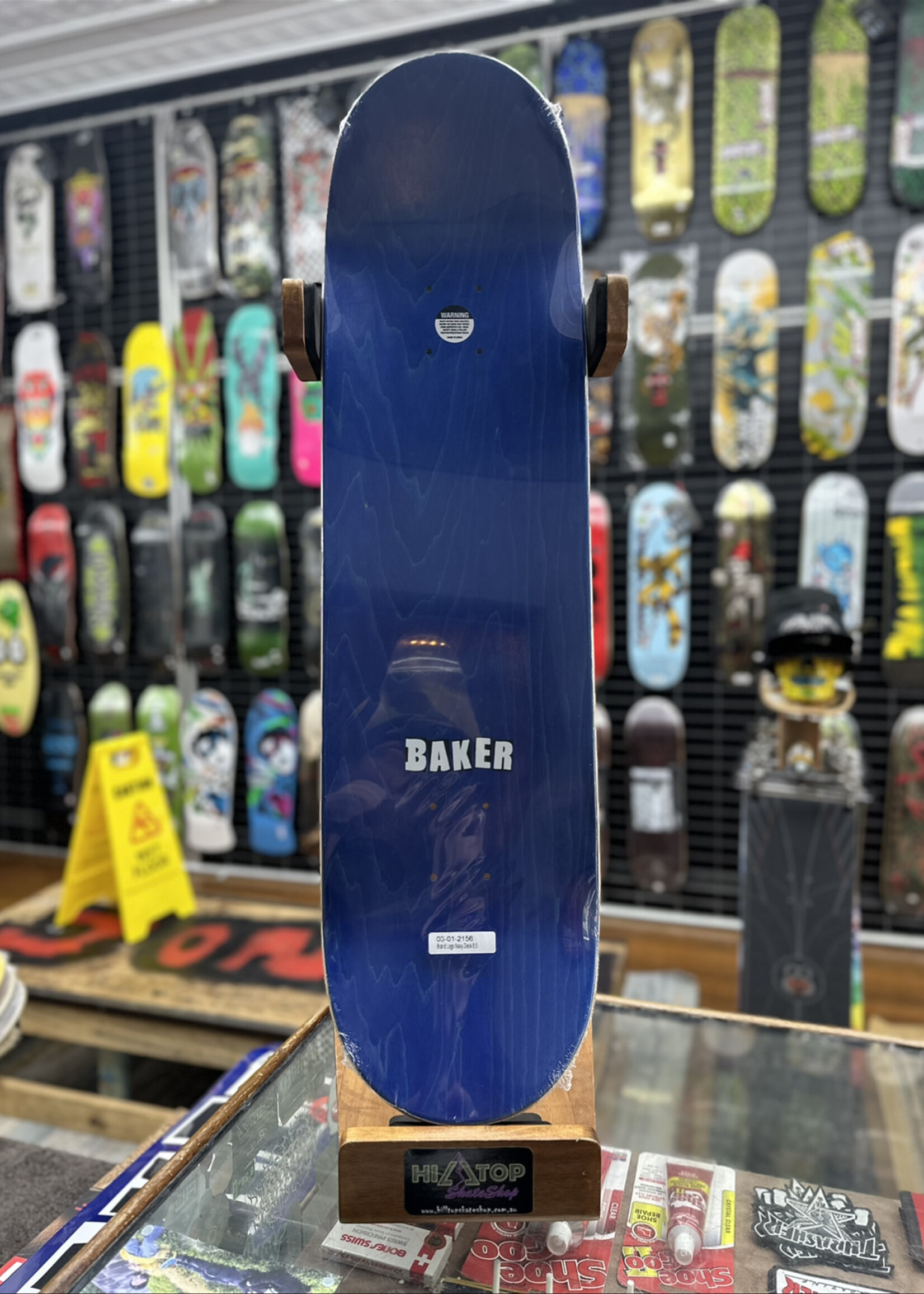 BAKER SKATEBOARDS BAKER - Brand Logo Navy - 8.5"