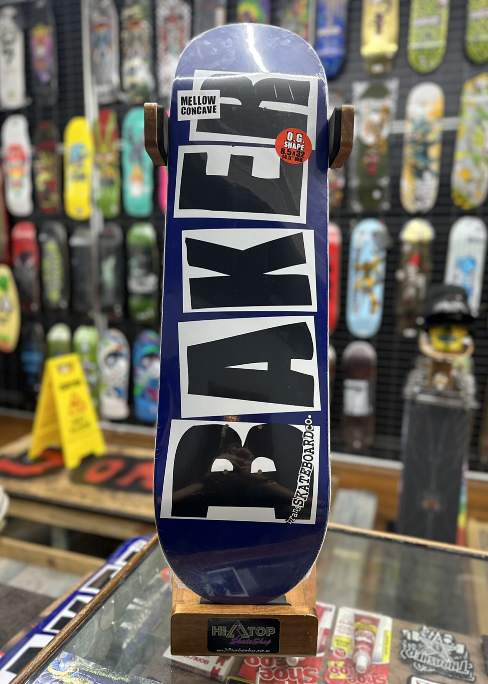 BAKER SKATEBOARDS BAKER - Brand Logo Navy - 8.5"
